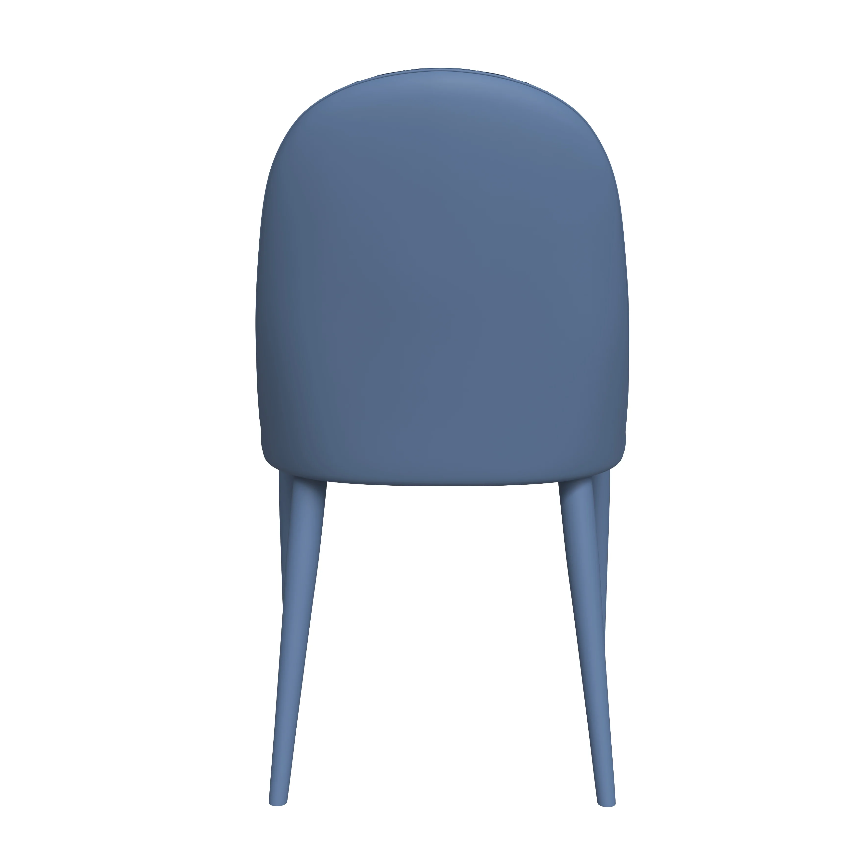 Seville Collection Modern Dining Chair in Navy Blue - Set of 2