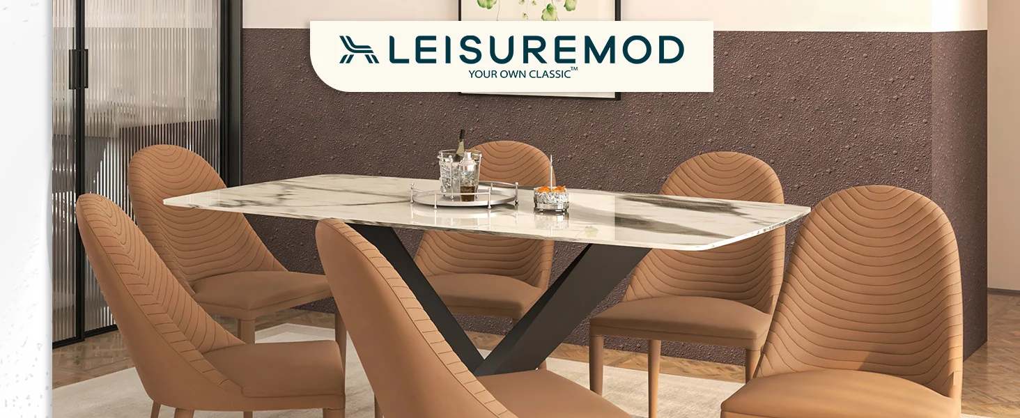 Seville Collection Modern Dining Chair in Toupe - Set of 4