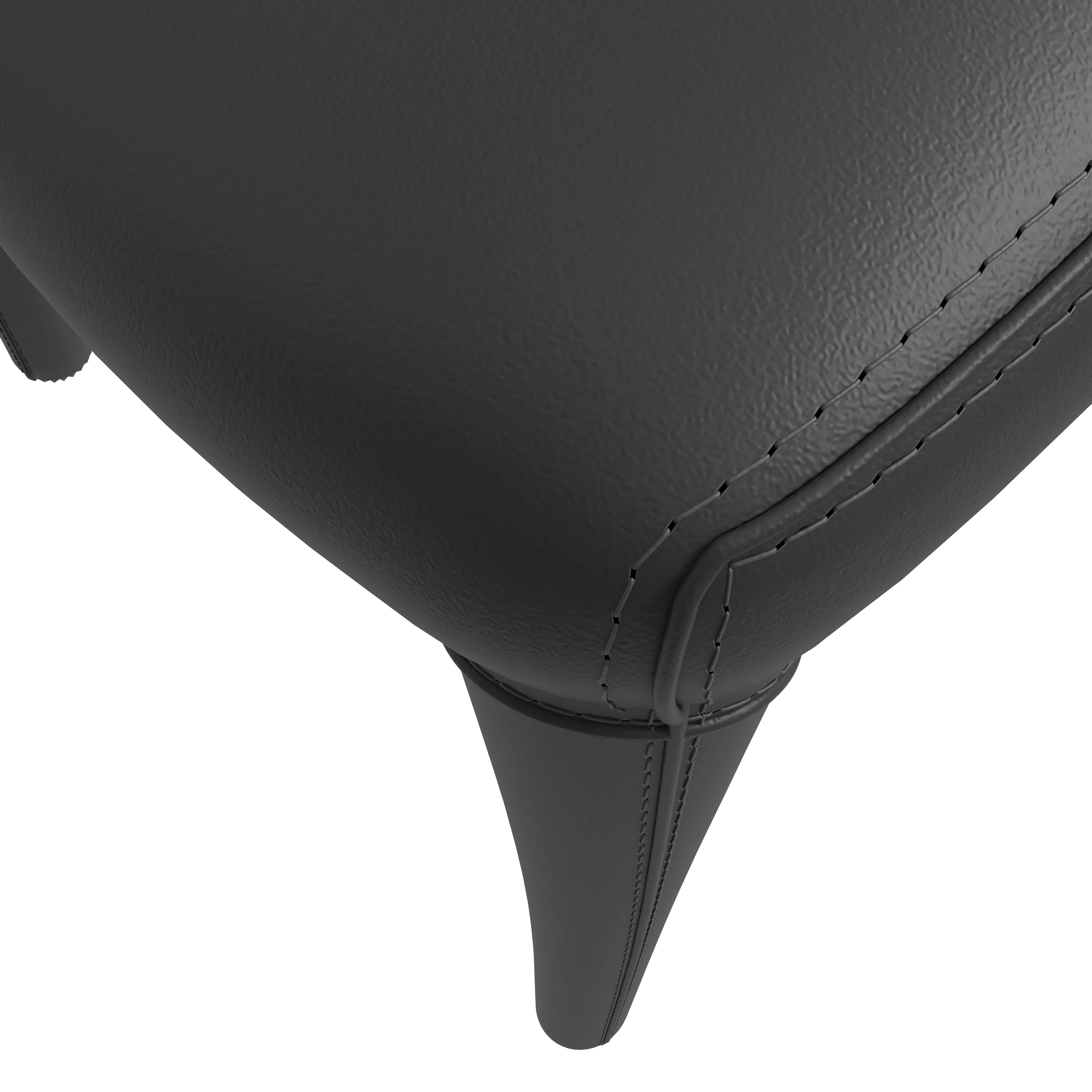 Solace Series Modern Dining Chair in Black