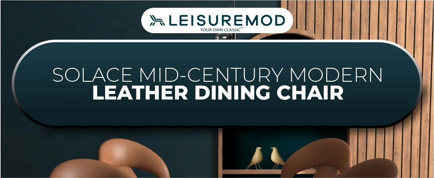 Solace Series Modern Dining Chair in Brown Set of 4