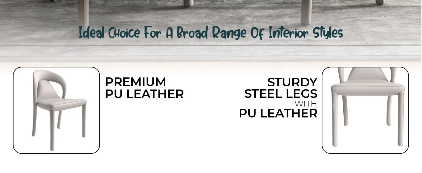 Solace Series Modern Dining Chair in Light Grey