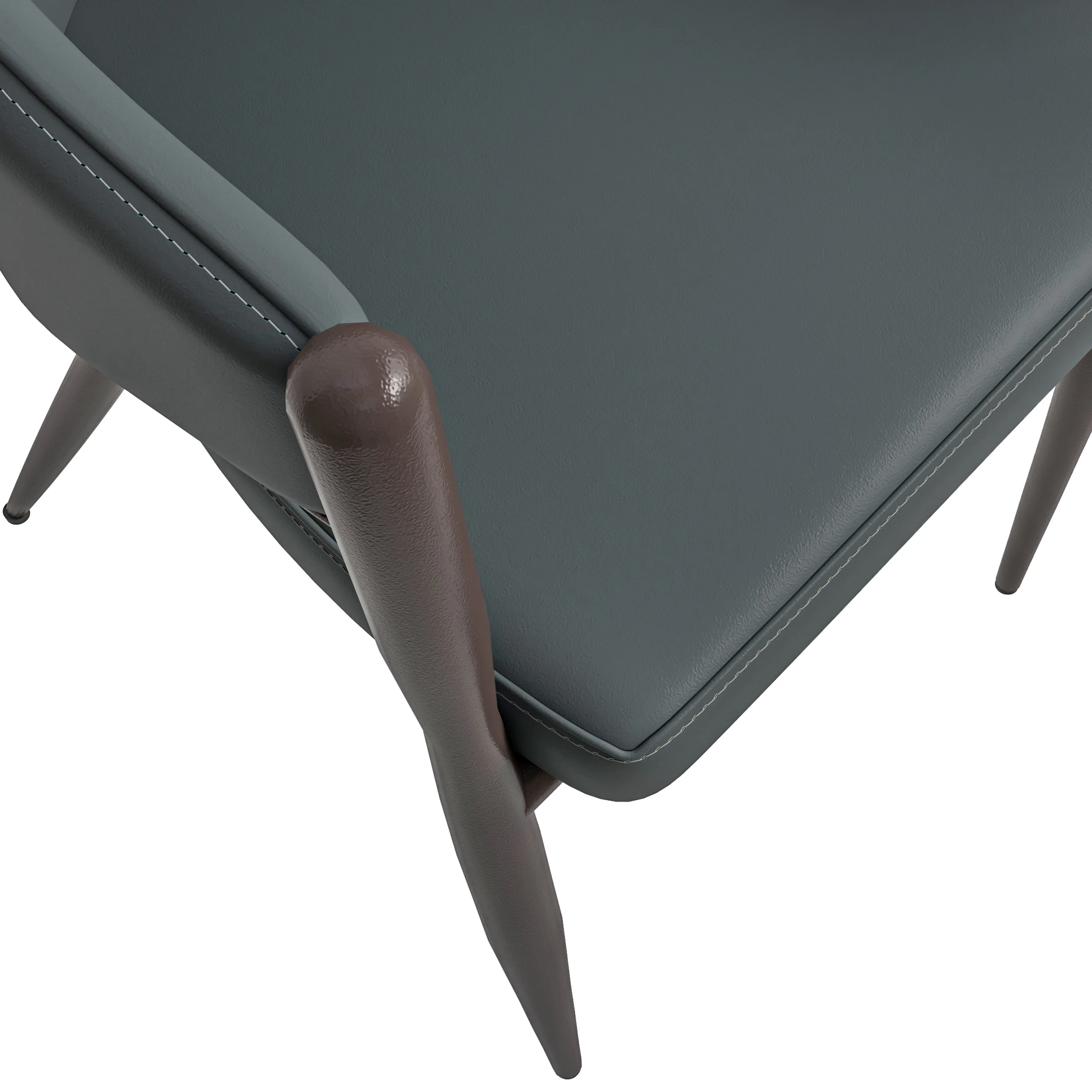 Sante Collection Modern Dining Chair in Grey