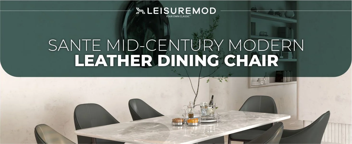 Sante Collection Modern Dining Chair Set of 2 in Grey