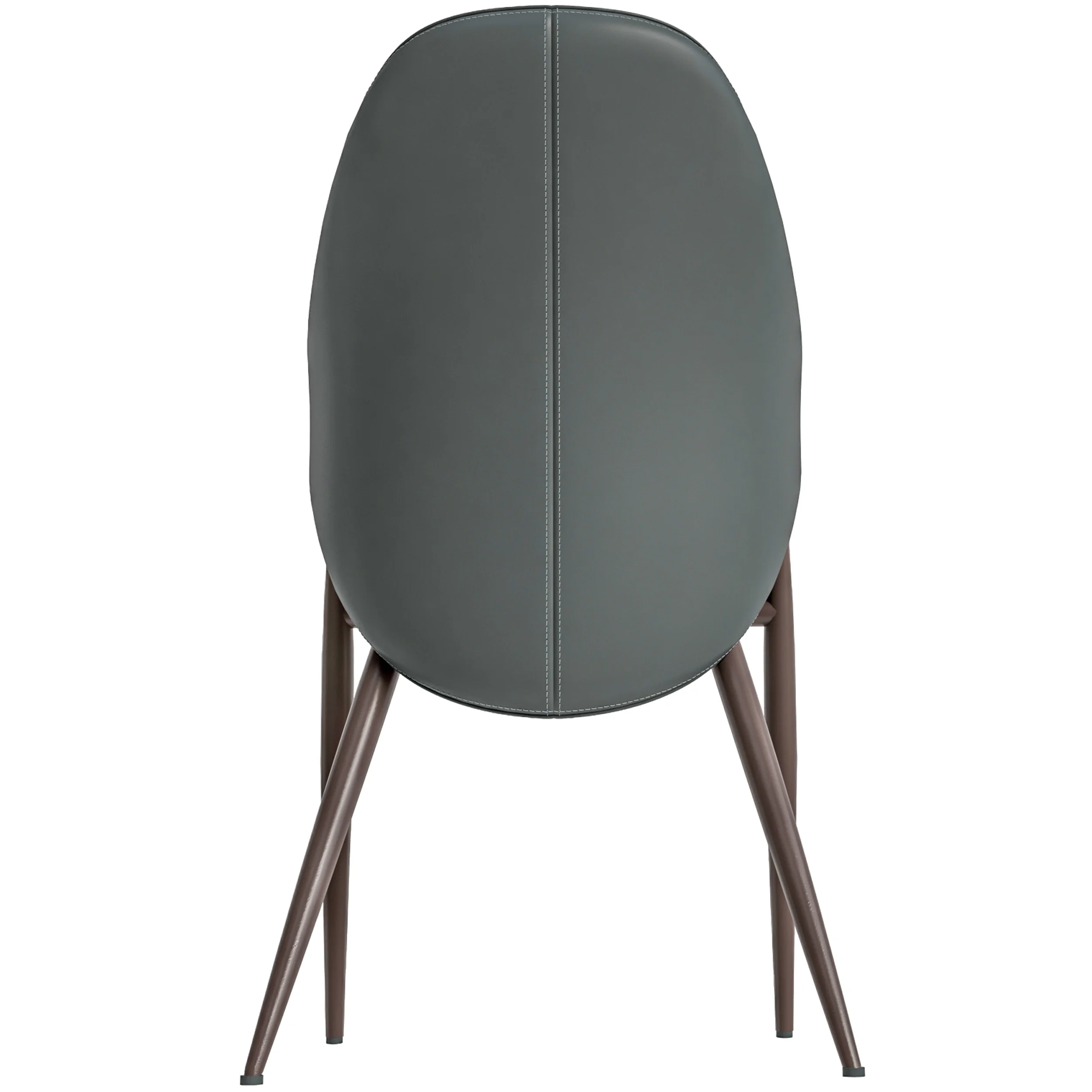 Sante Collection Modern Dining Chair Set of 4 in Grey