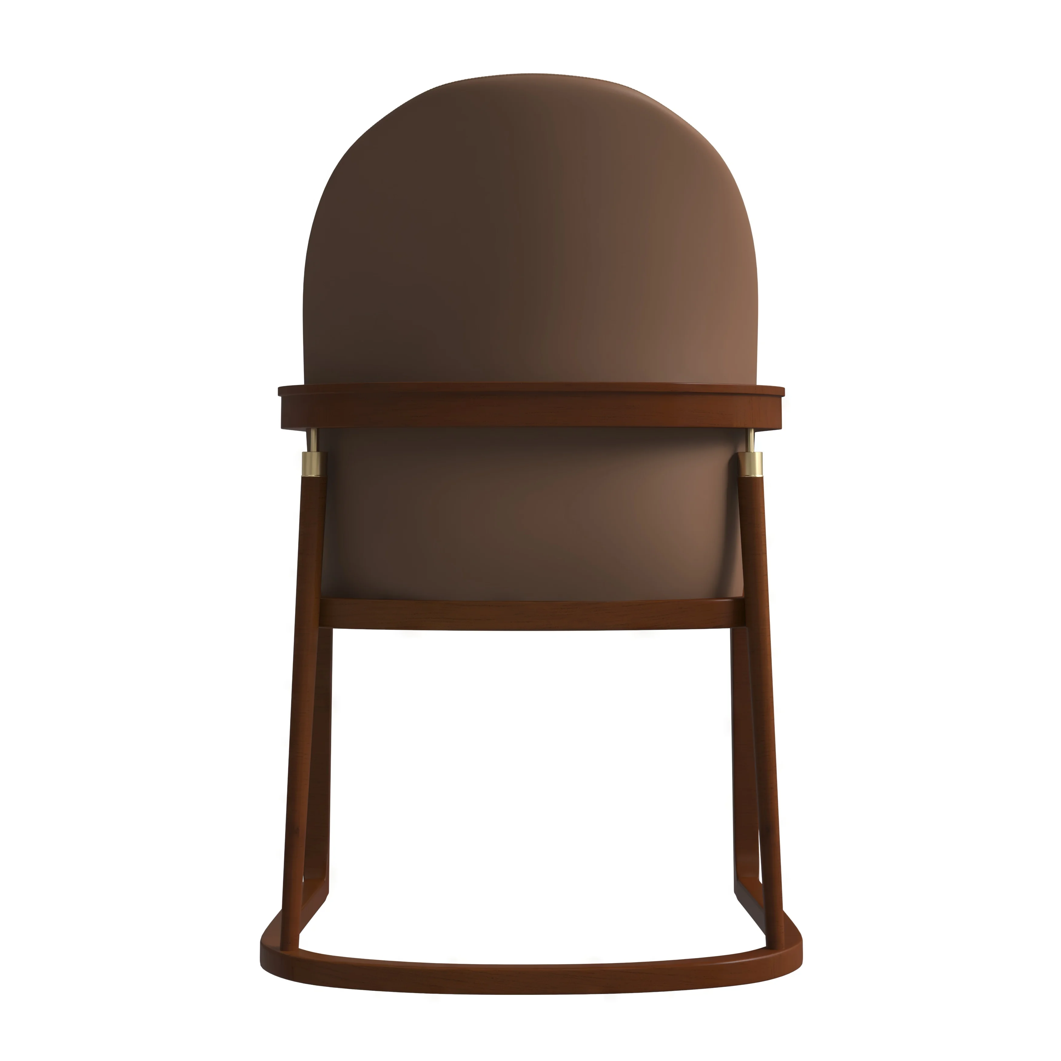 Svelta Elegant Wooden Dining Chair in Brown