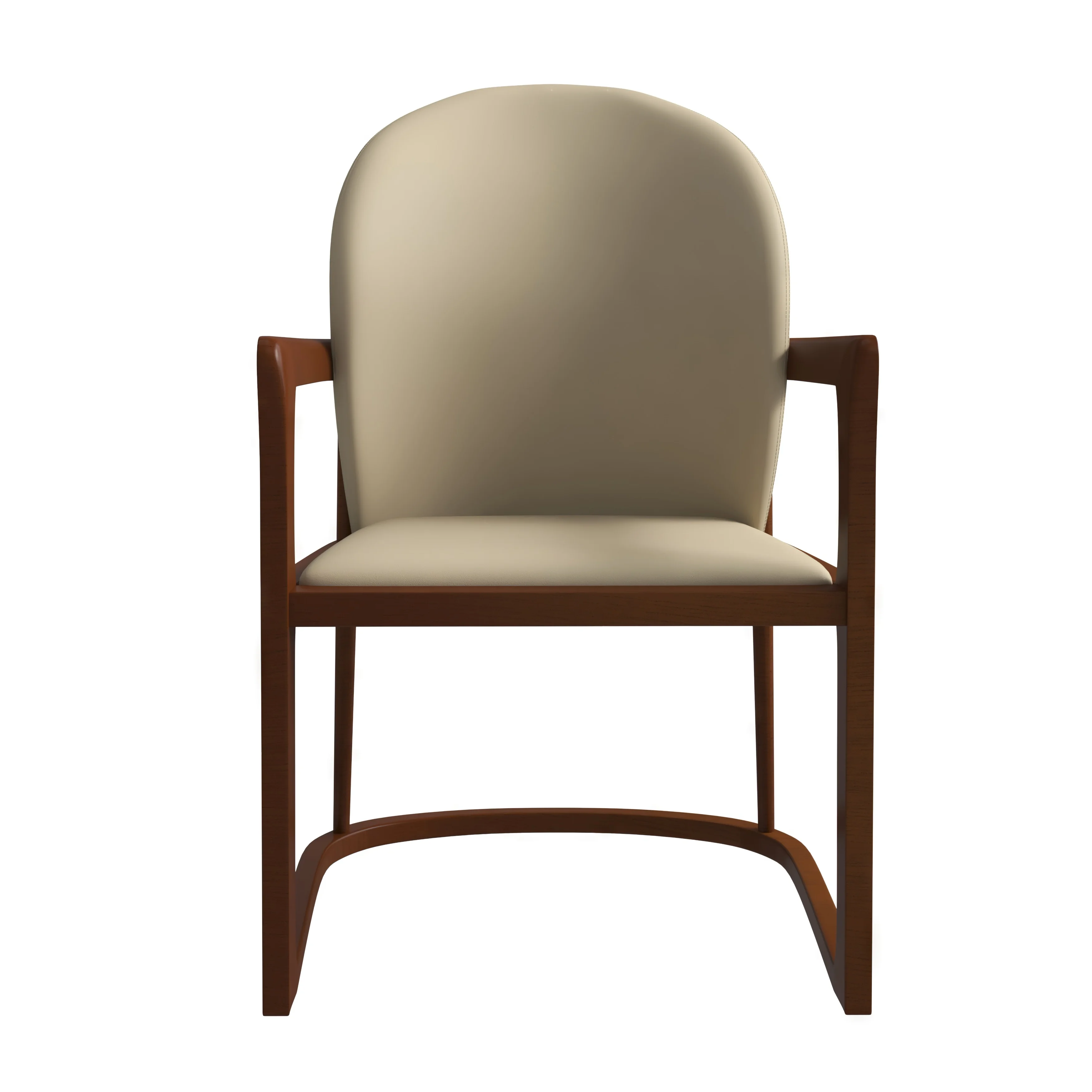 Svelta Elegant Wooden Dining Chair in Toupe