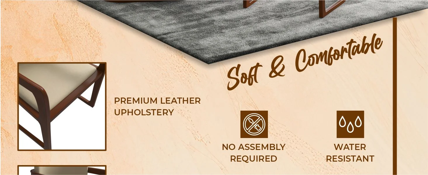 Svelta Elegant Wooden Dining Chair in Toupe