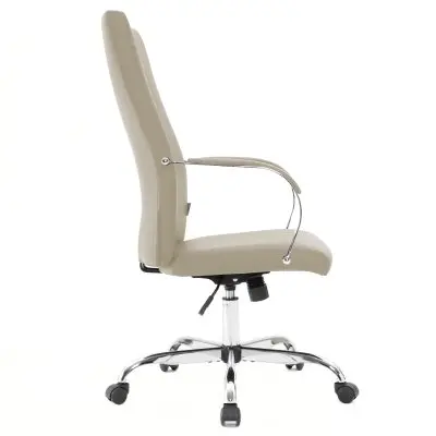 Sonora Modern High-Back Leather Office Chair