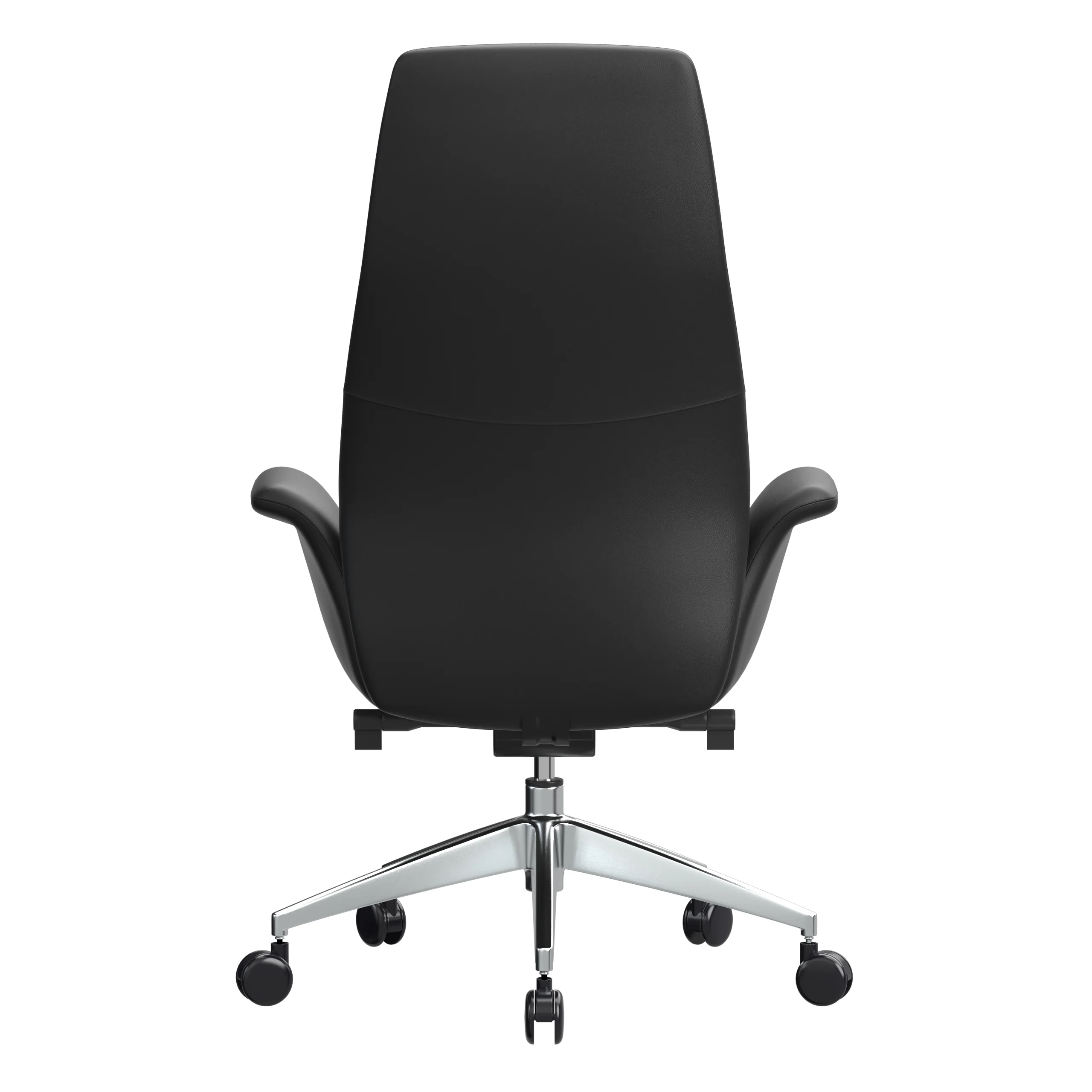 Summit Series Tall Office Chair In Black Leather