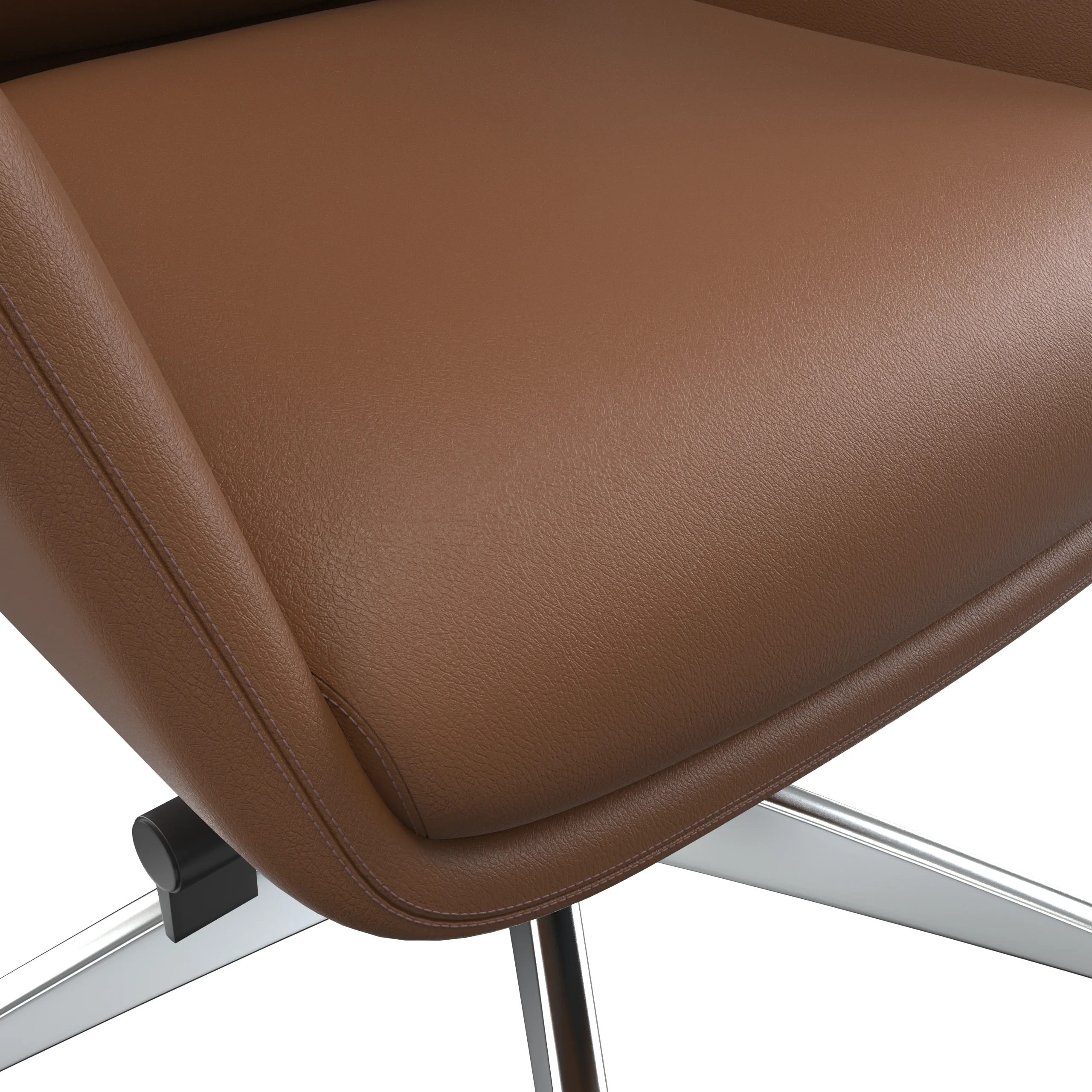 Summit Series Tall Office Chair In Dark Brown Leather