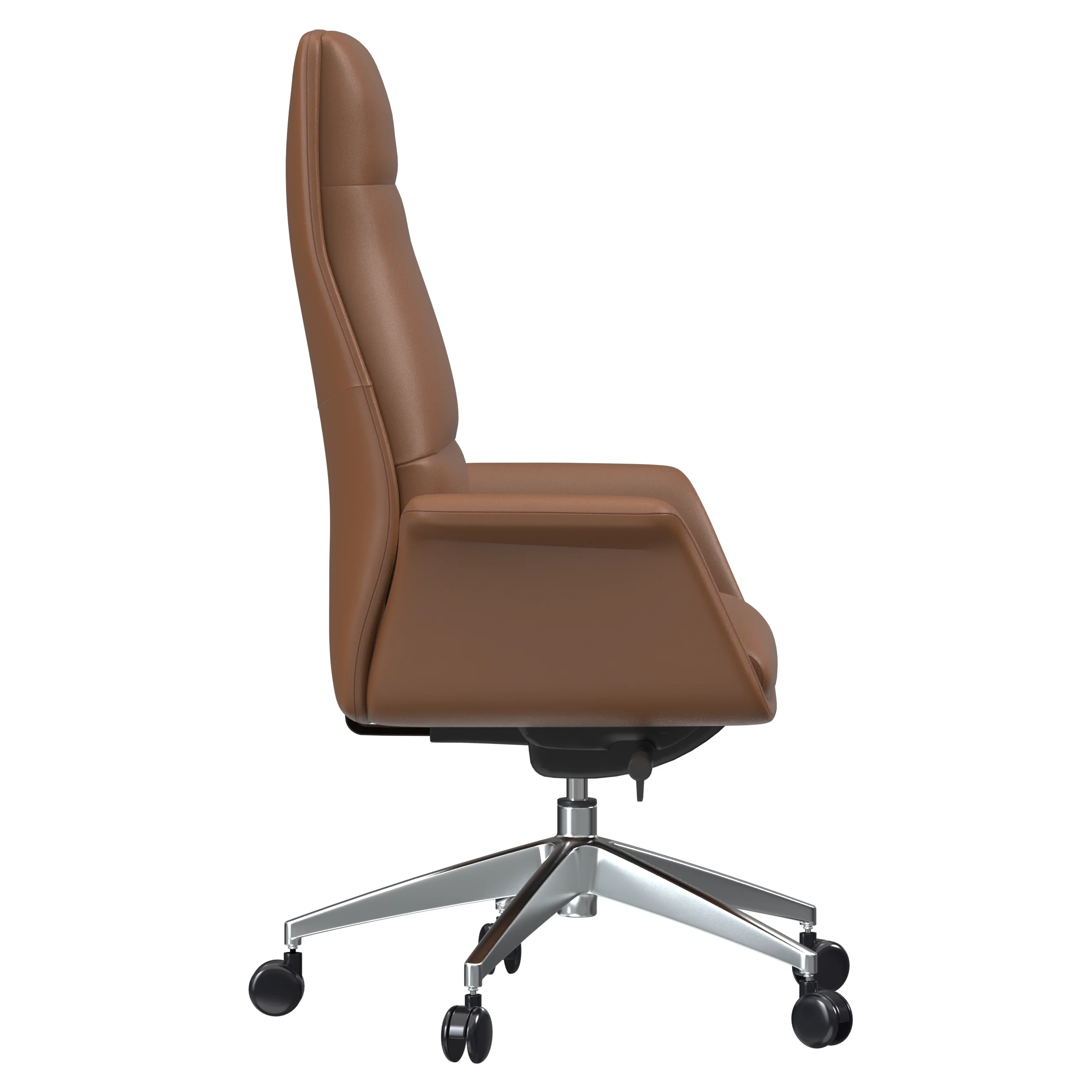 Summit Series Tall Office Chair In Dark Brown Leather