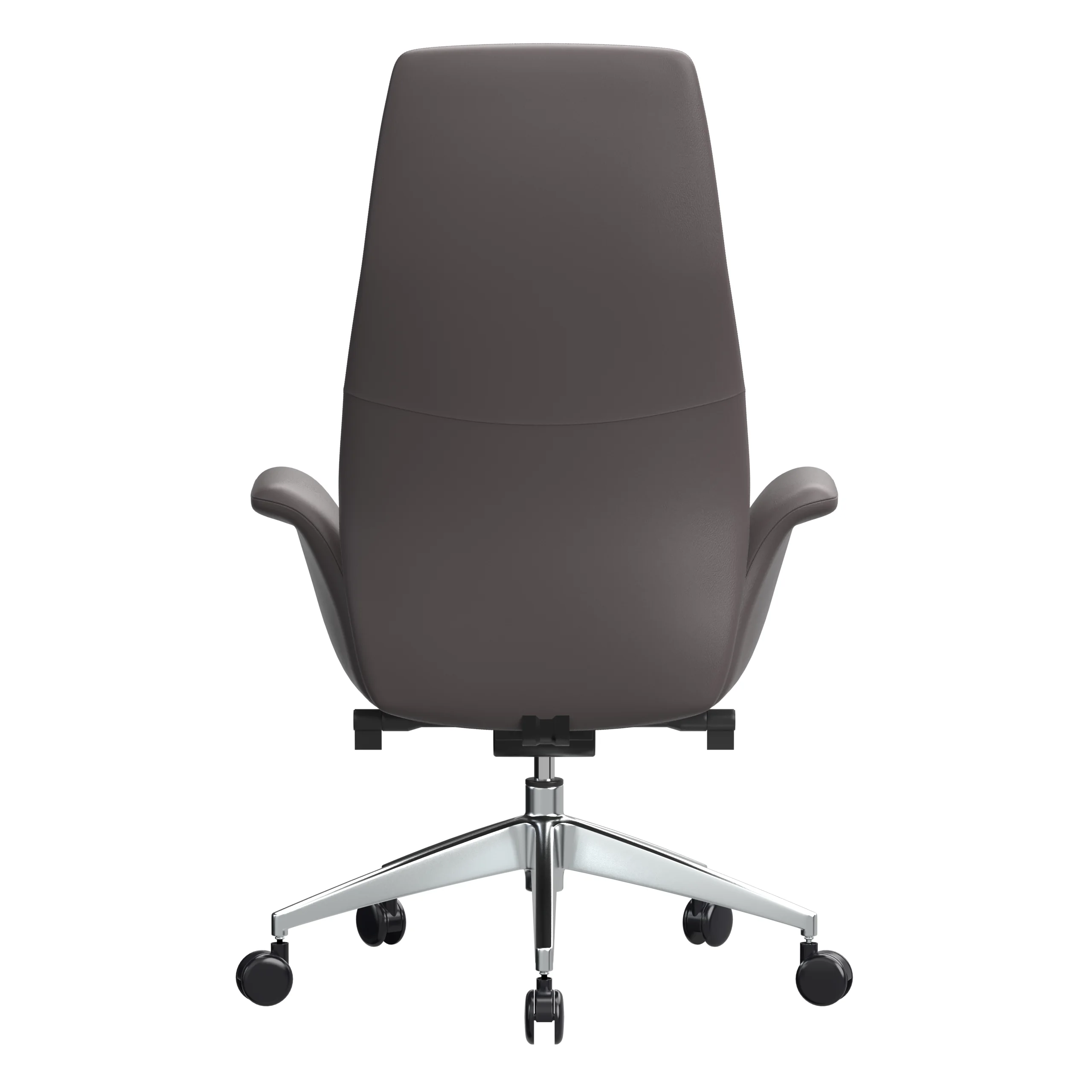 Summit Series Tall Office Chair In Grey Leather