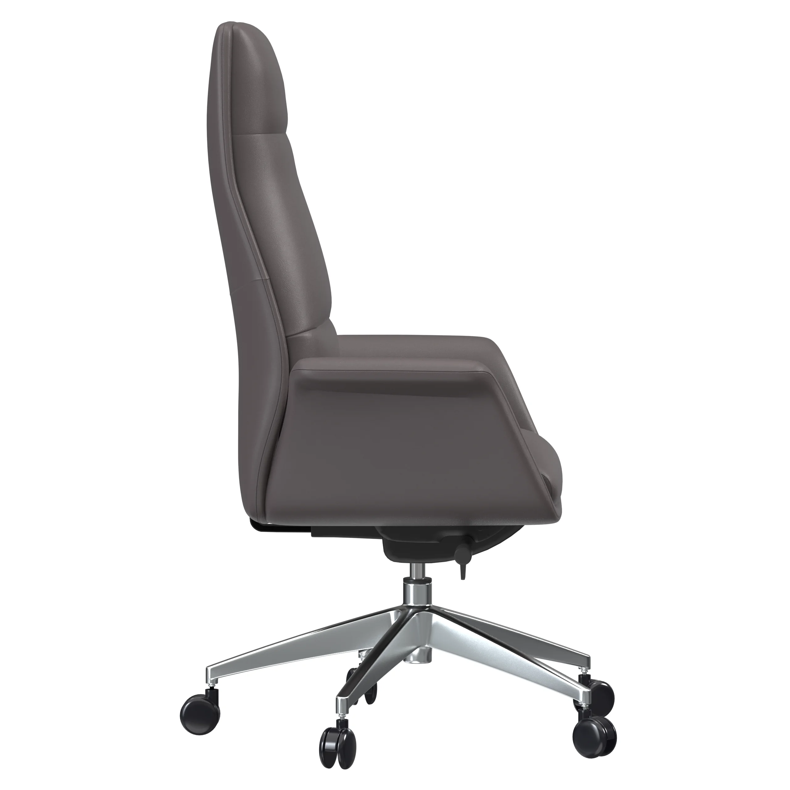 Summit Series Tall Office Chair In Grey Leather