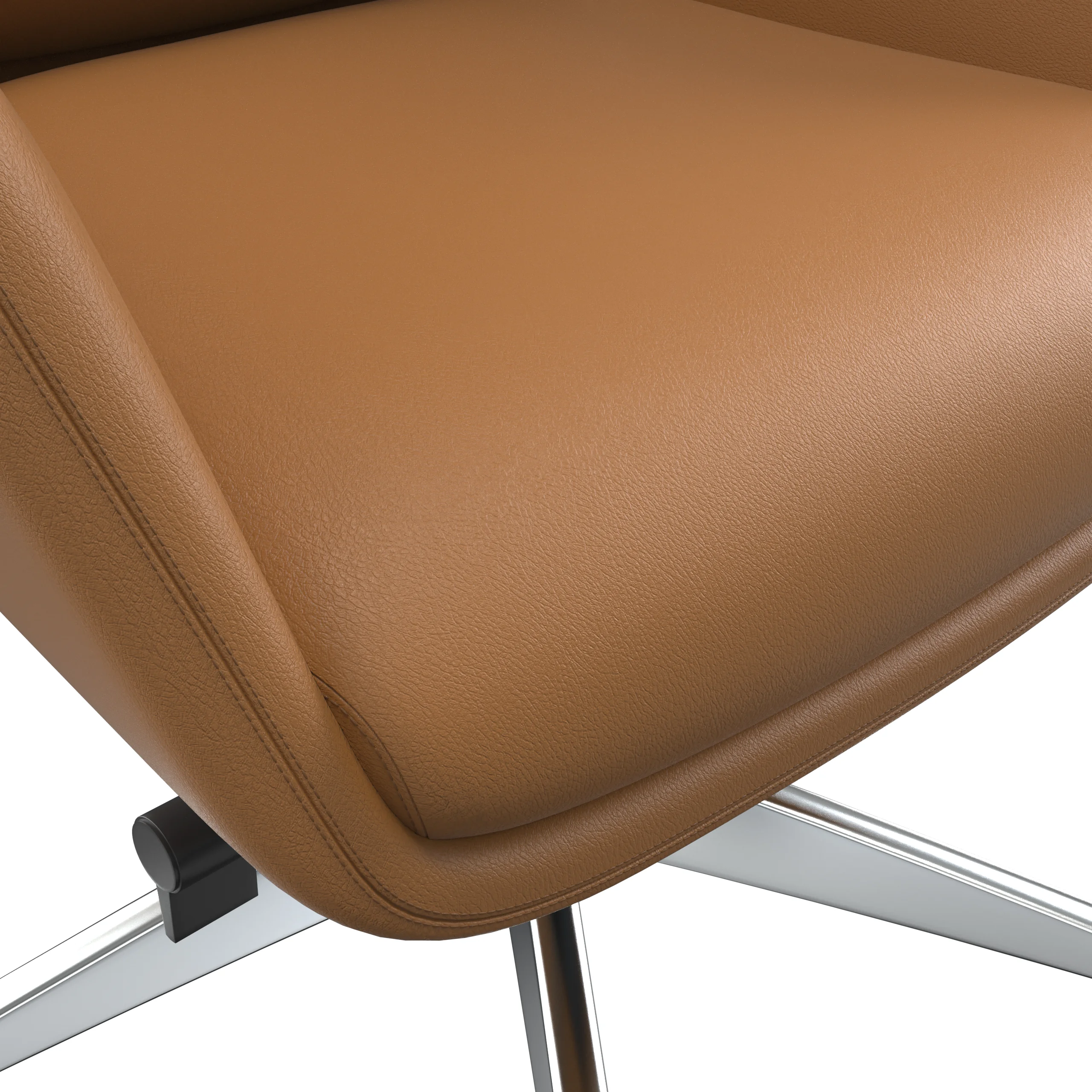 Summit Series Tall Office Chair In Acorn Brown Leather