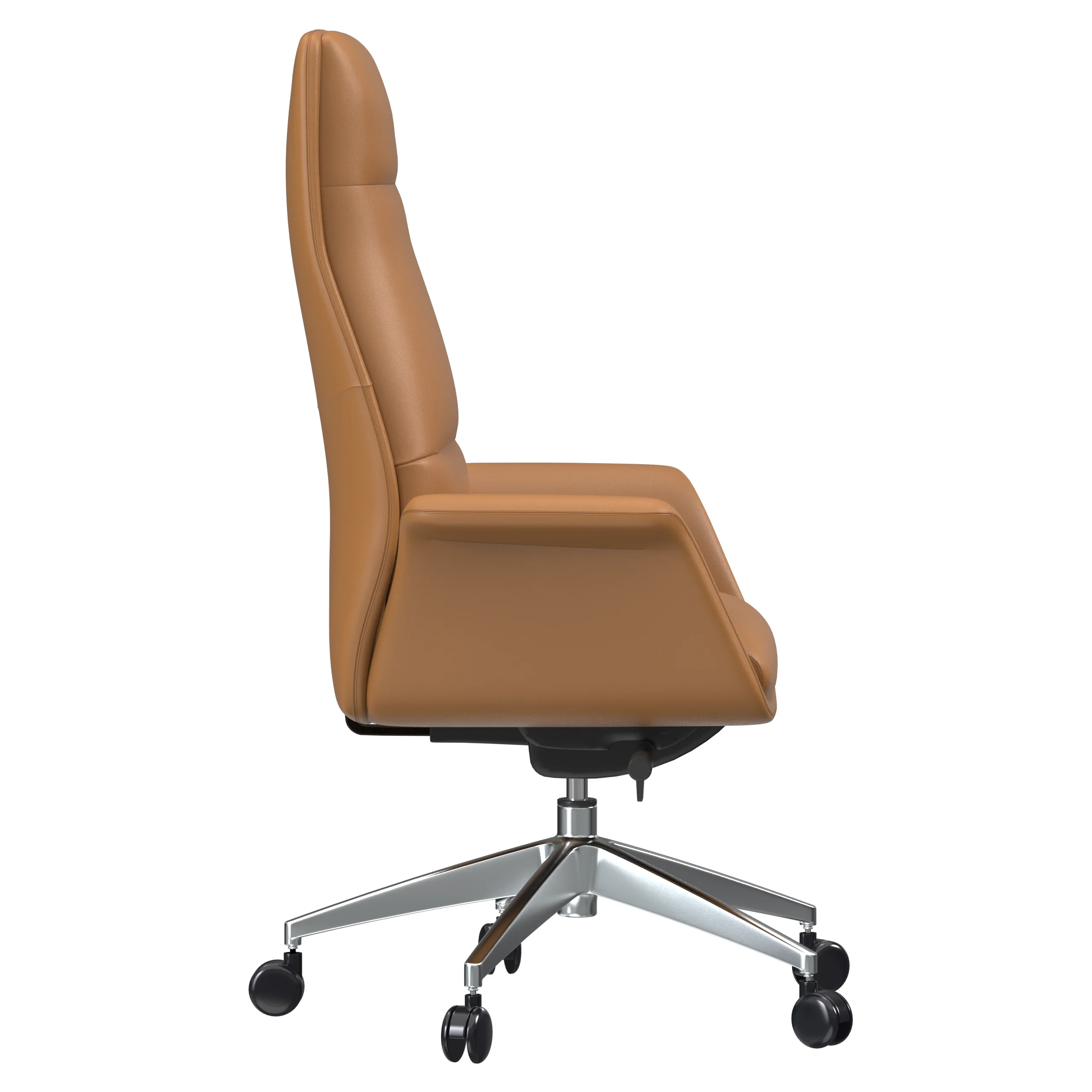 Summit Series Tall Office Chair In Acorn Brown Leather
