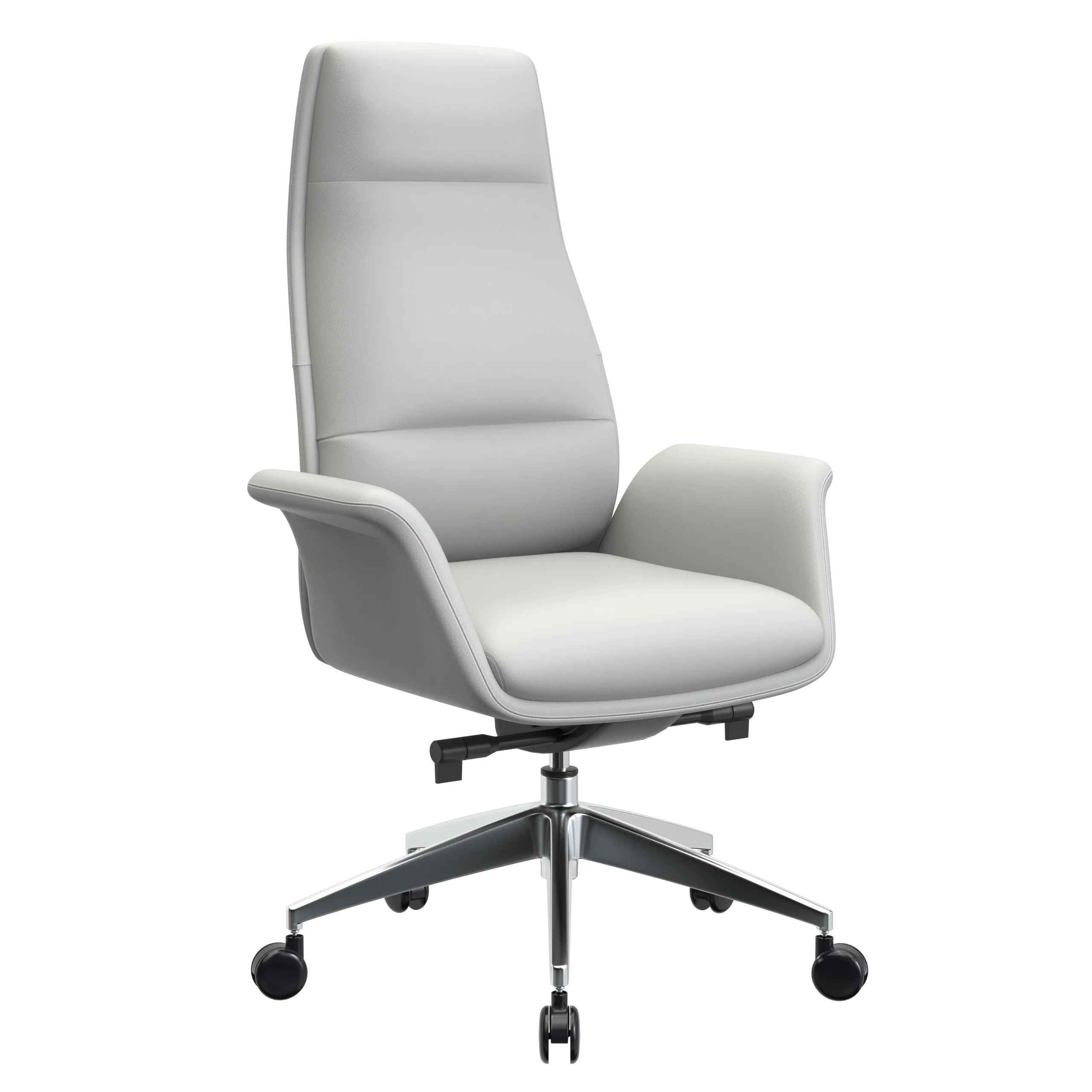Summit Series Tall Office Chair In White Leather