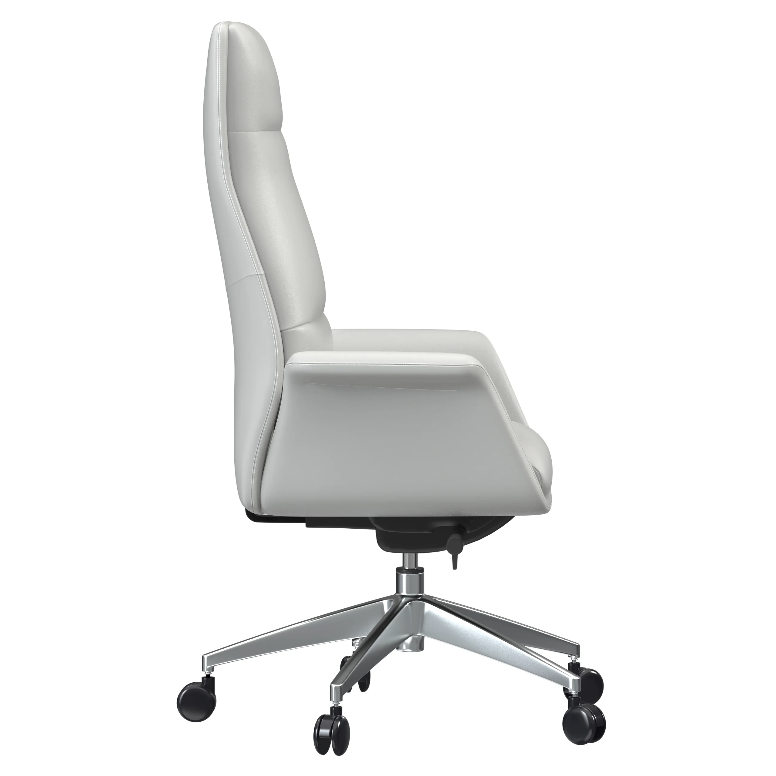 Summit Series Tall Office Chair In White Leather
