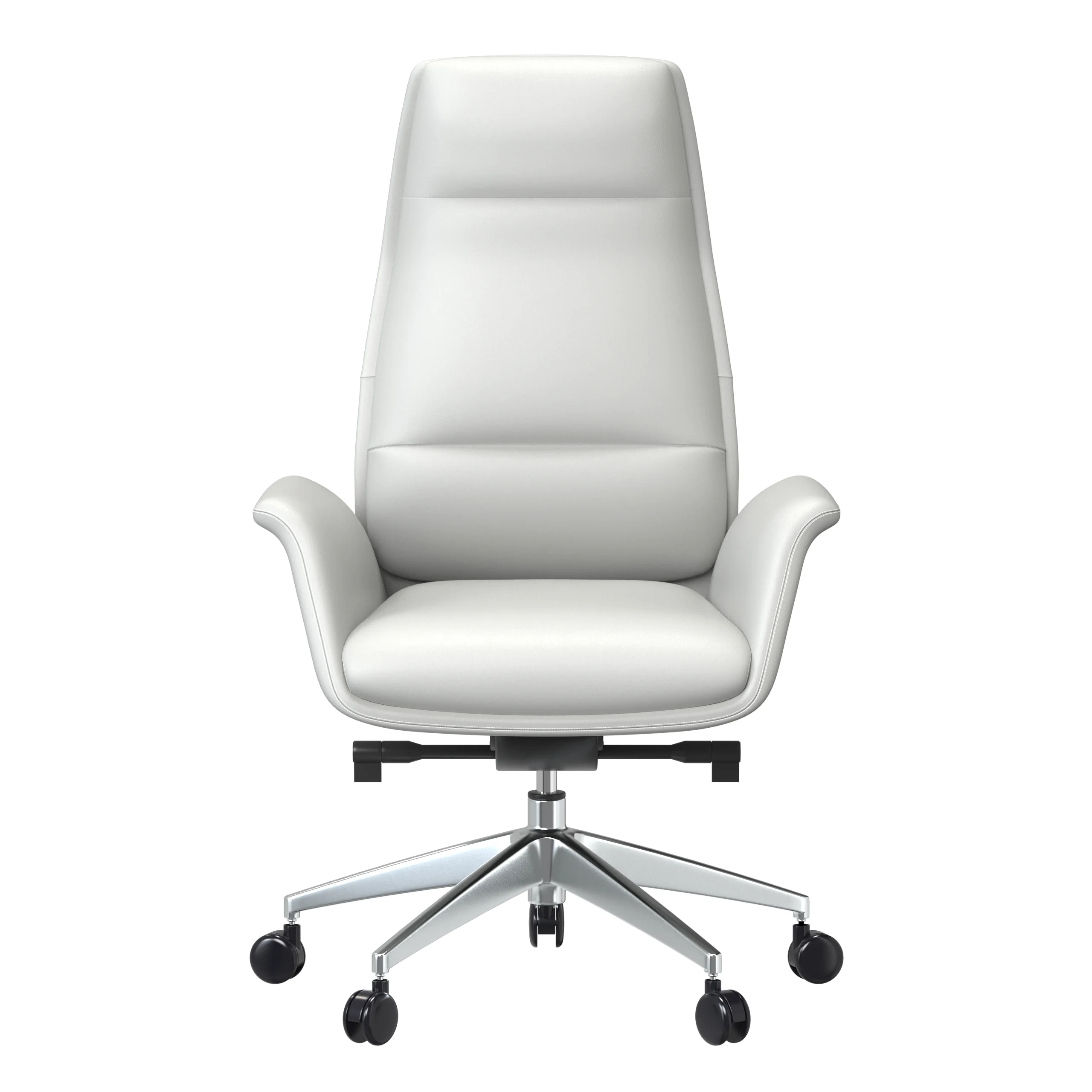 Summit Series Tall Office Chair In White Leather
