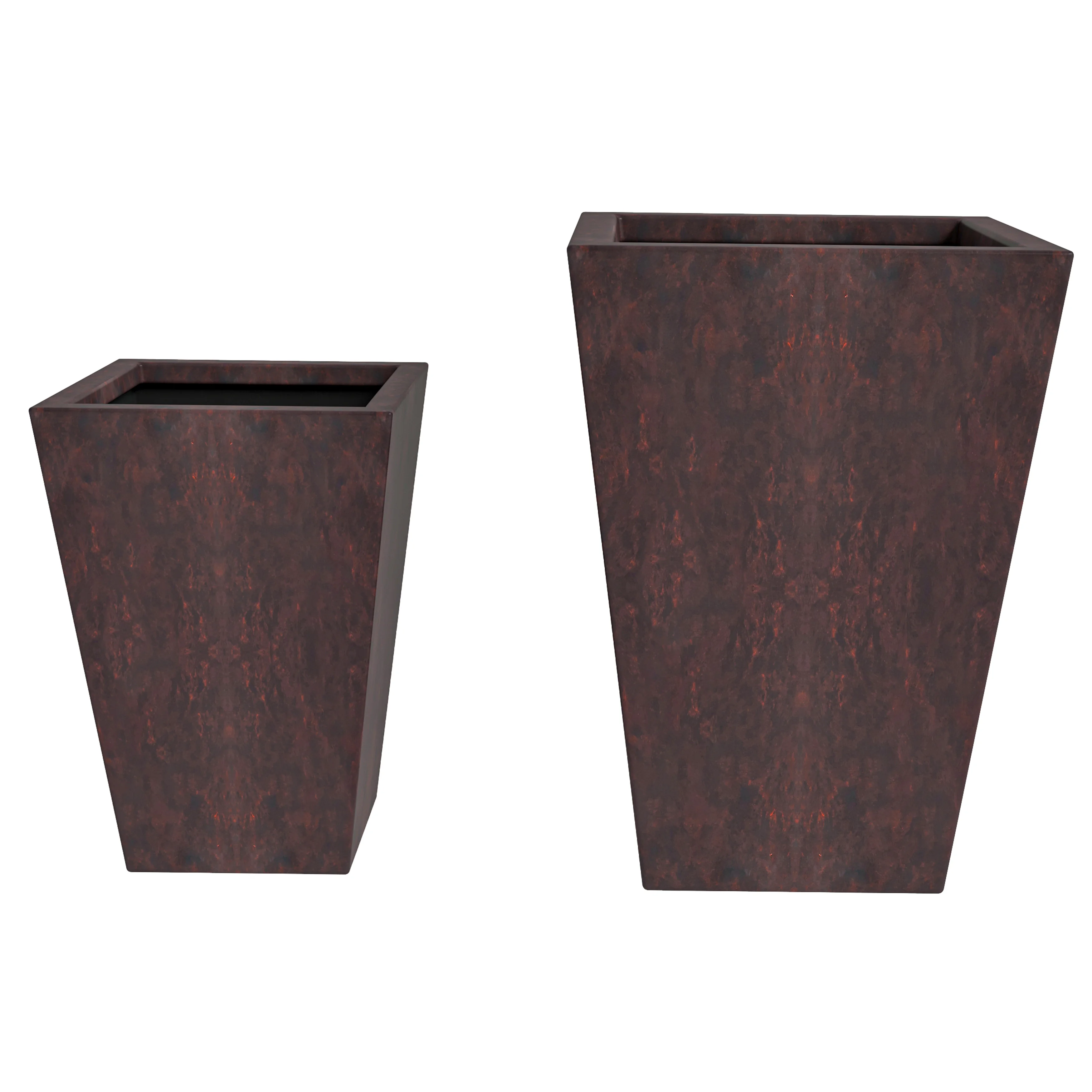 Serene Series Planter Set In Brown