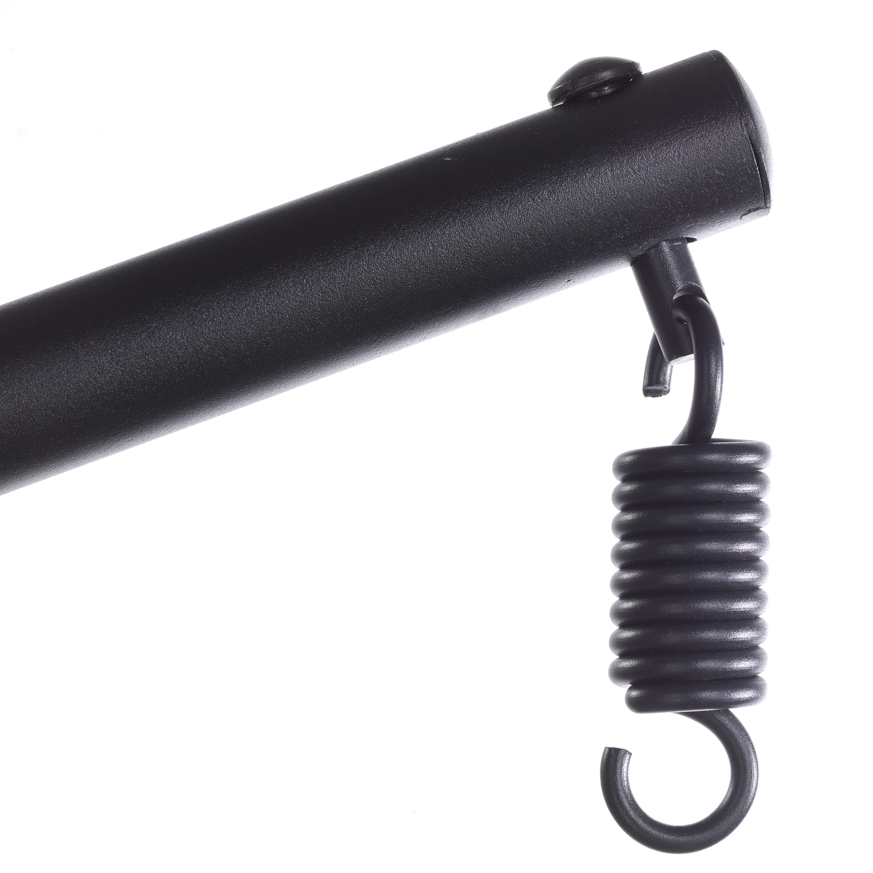 Summit Series Outdoor Egg Swing Chair In Black With Light Brown Cushions