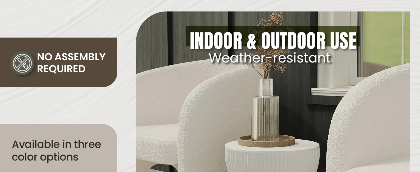 Modern Side End Table Spire Series In White