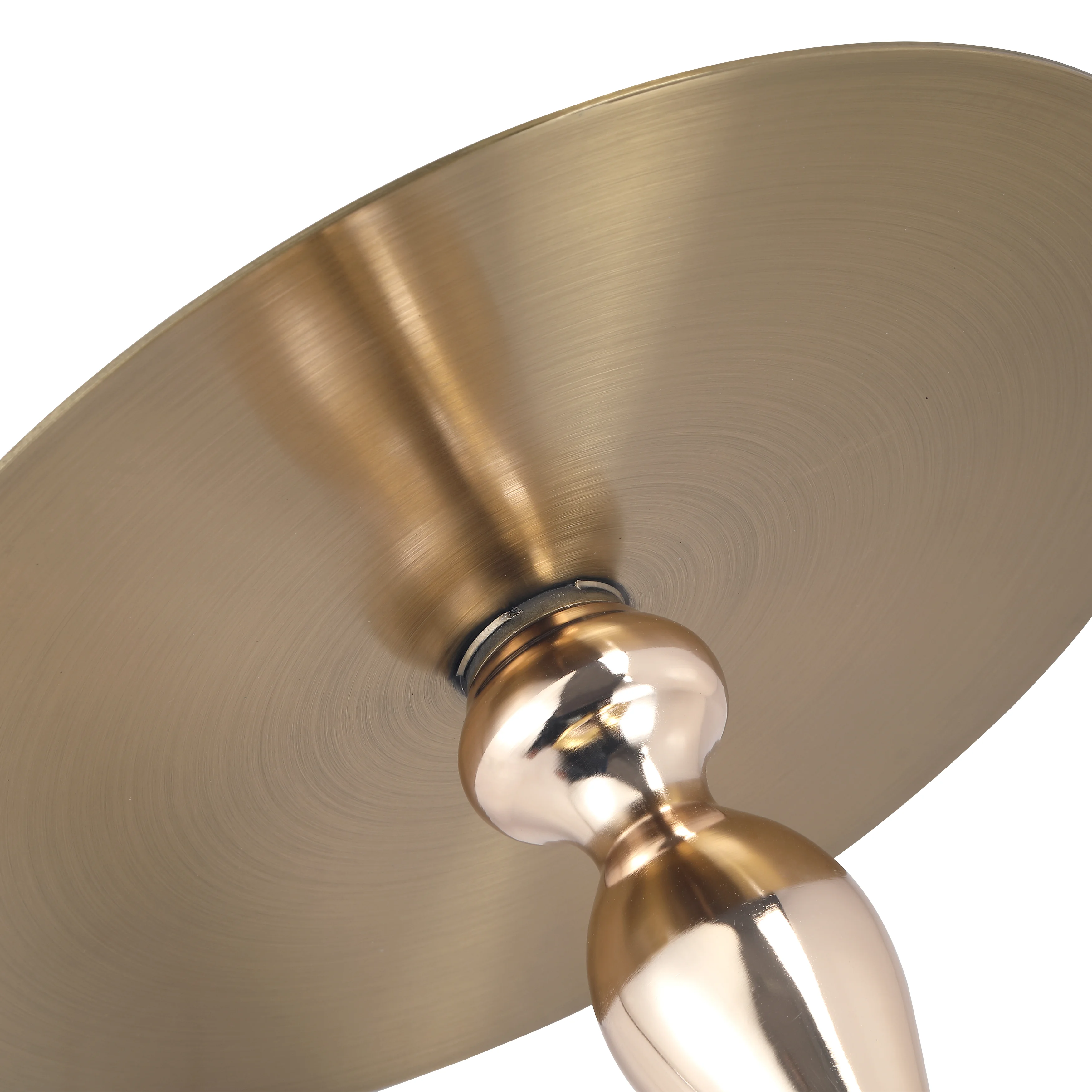 Savoy Collection Modern End Table In Gold