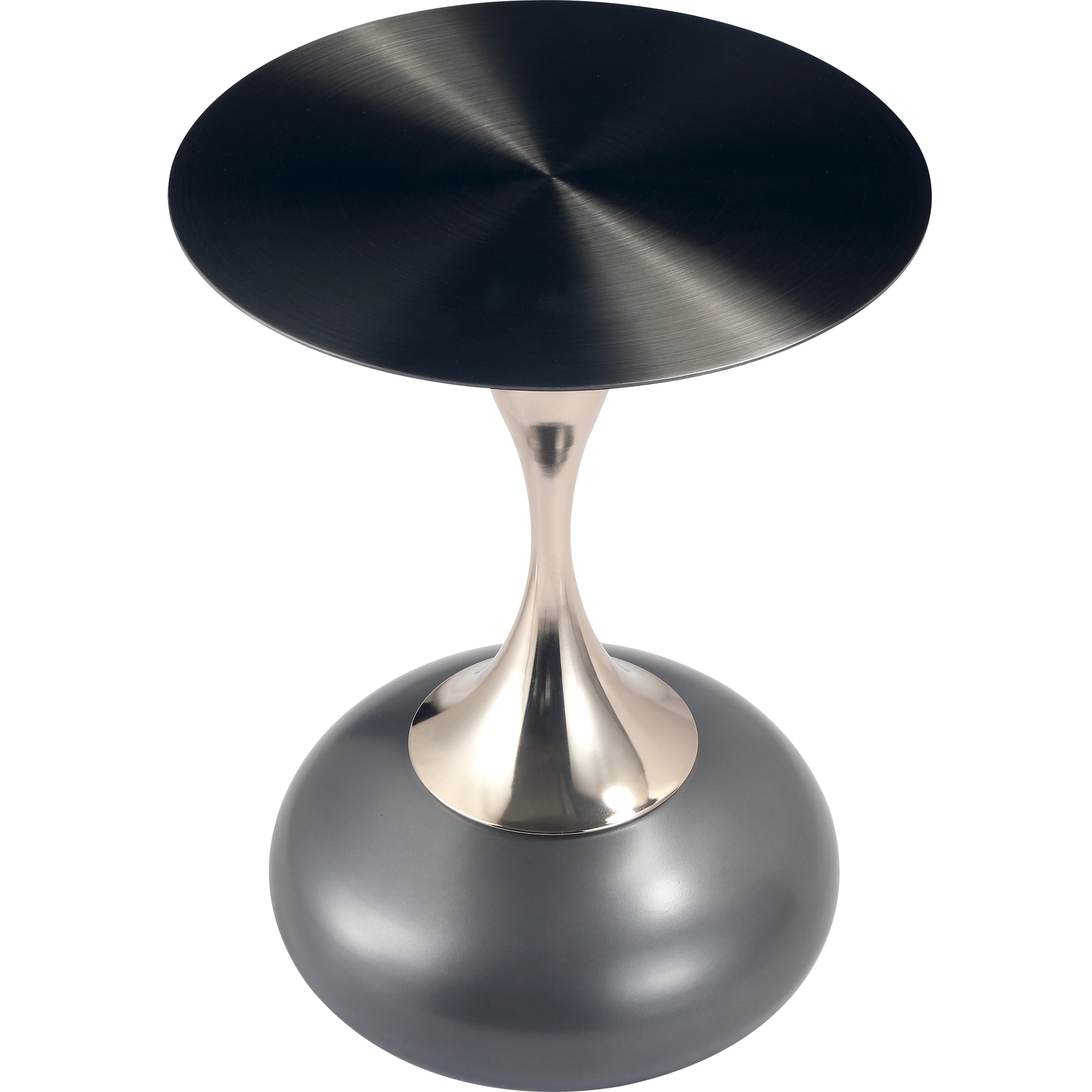 Savoy Collection Modern End Table In Grey