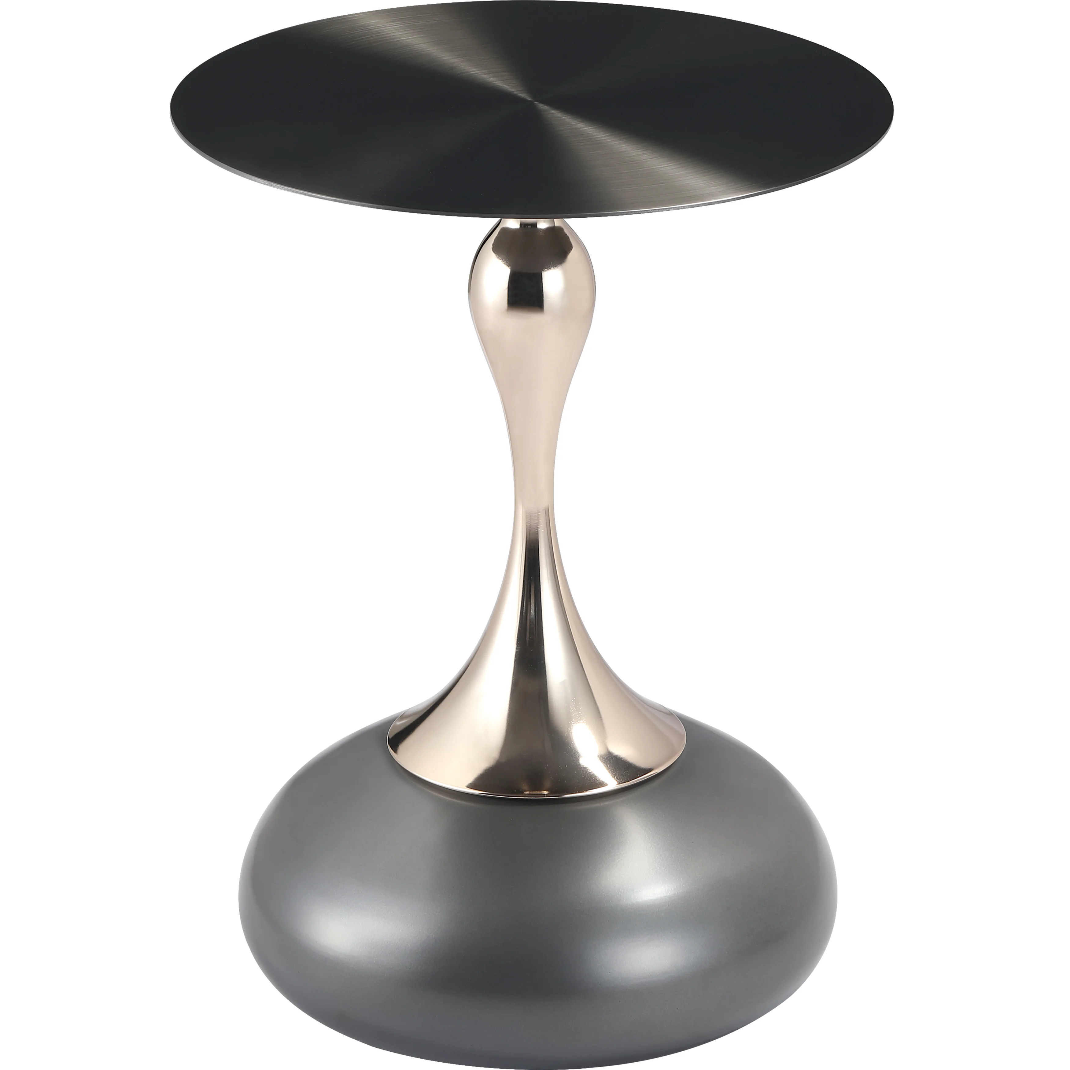 Savoy Collection Modern End Table In Grey