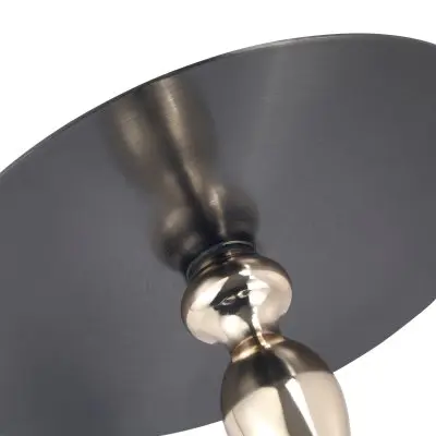 Savoy Collection Modern End Table In Shiny Black