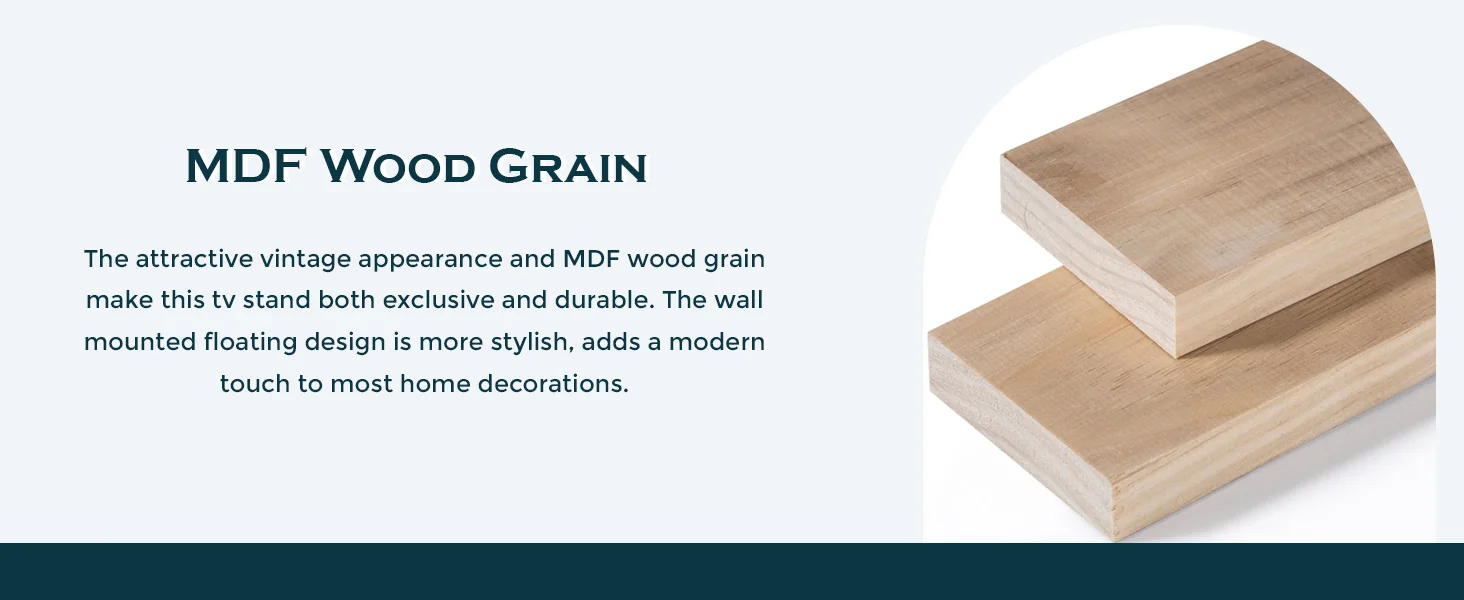 Surrey Modern TV Stand with MDF Shelves and Bookcase in Walnut