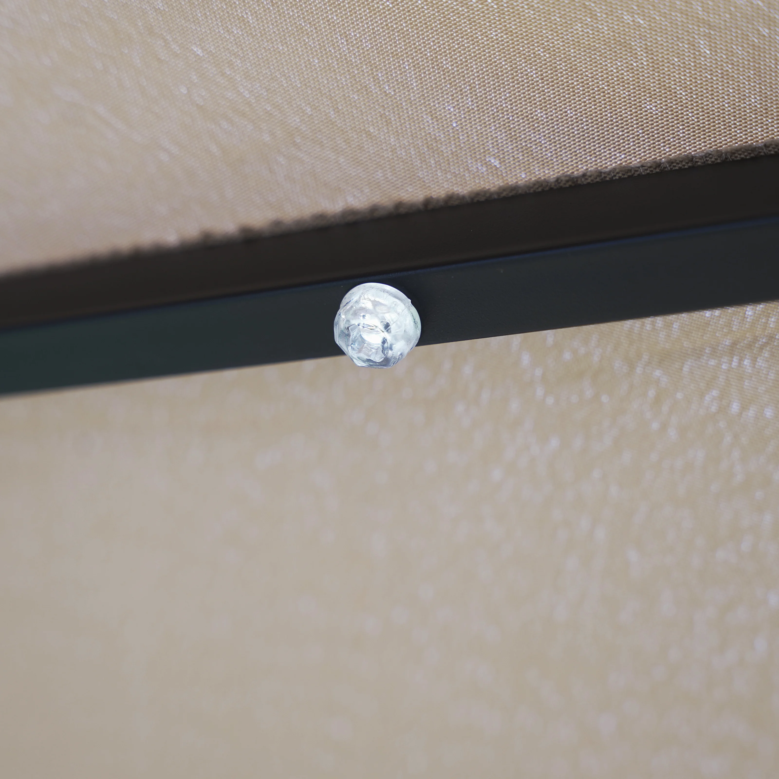 Sierra 9' Outdoor Patio Tilt Market Umbrella with Solar LED Lights