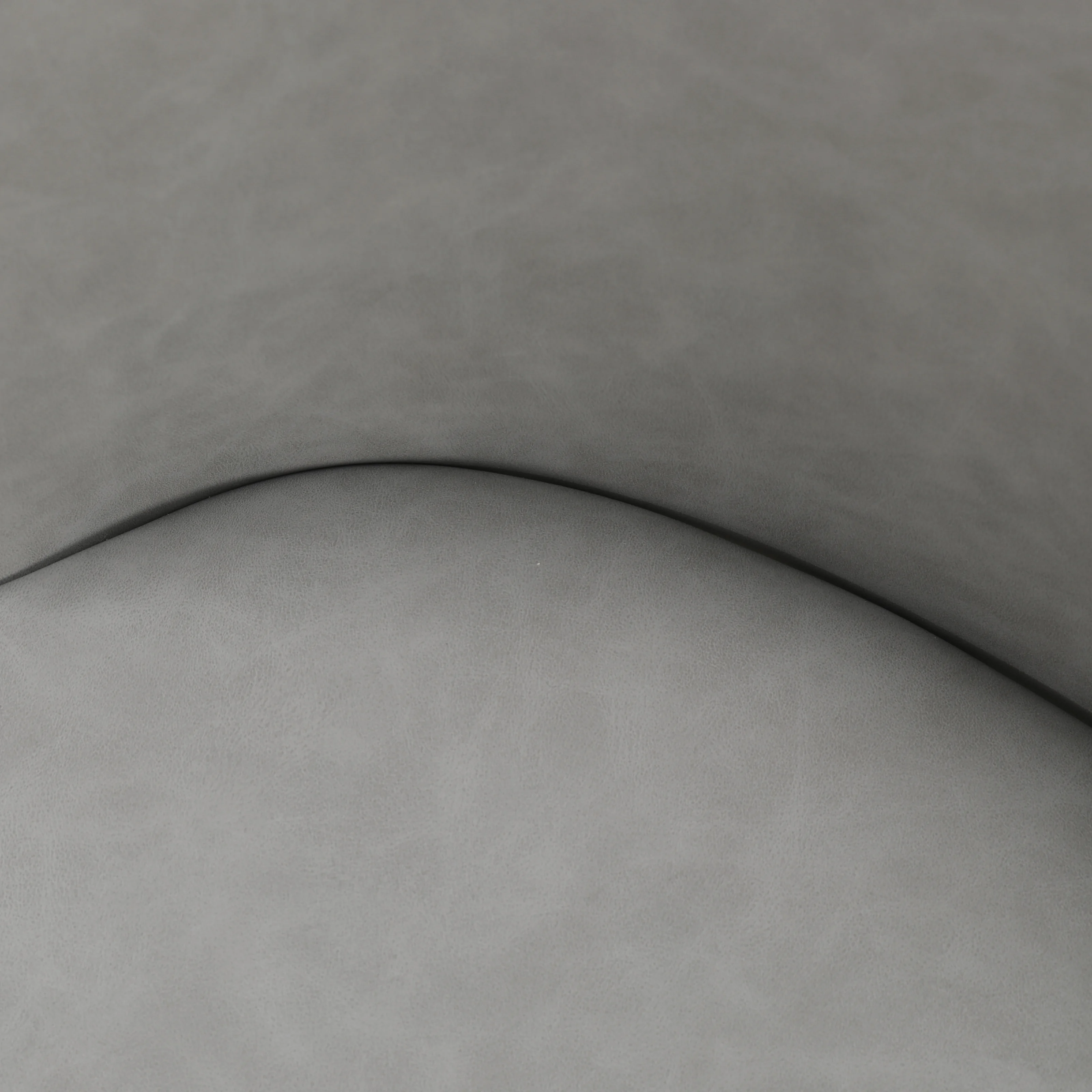 Zayle 7-Piece Dining Set with 55" Rectangular Dining Table in Black/Gold Sintered Stone Top and 6 Leather Dining Chairs in Black/Light Grey