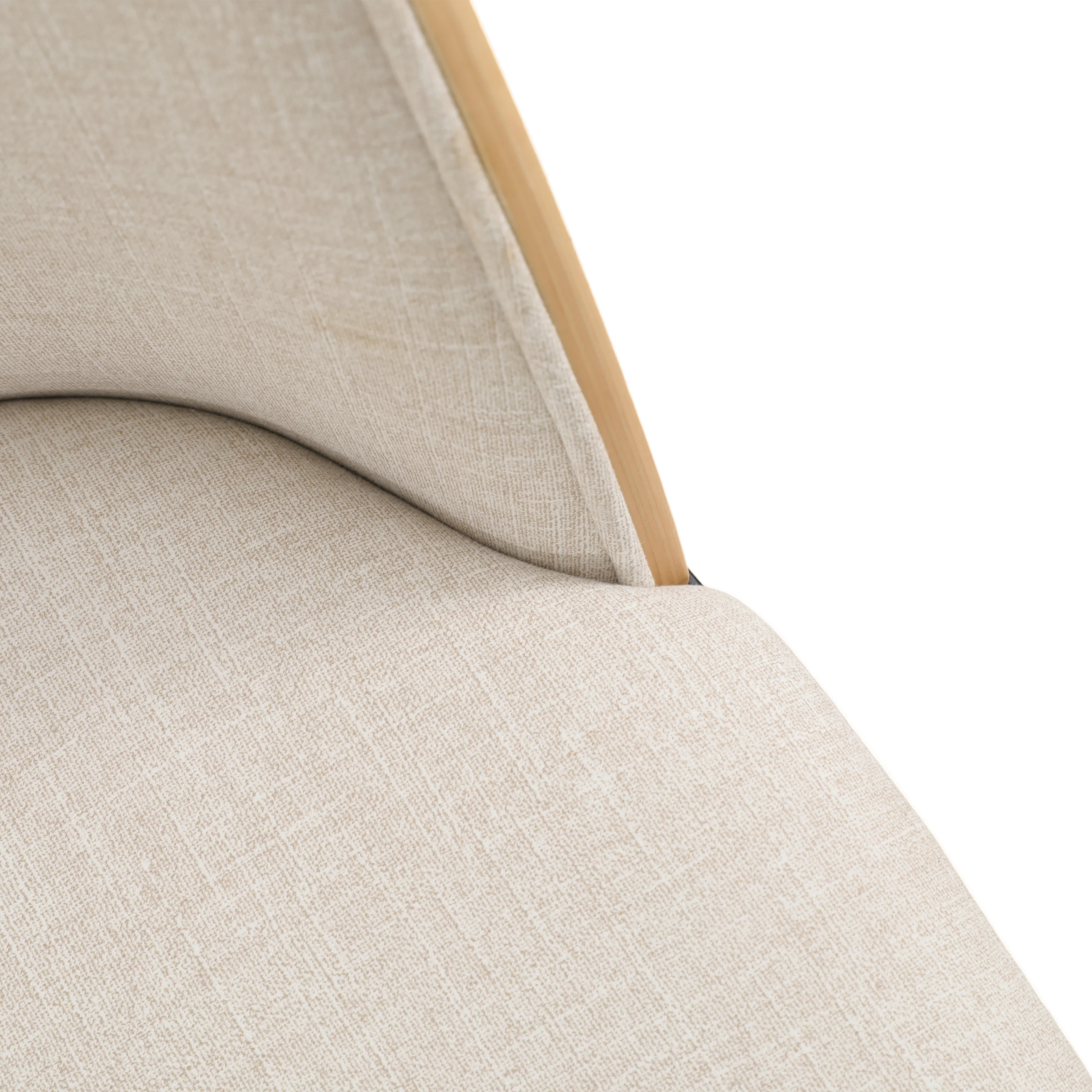 Tule Mid-Century Modern Dining Side Chair with Velvet Seat and Steel Frame Set of 4