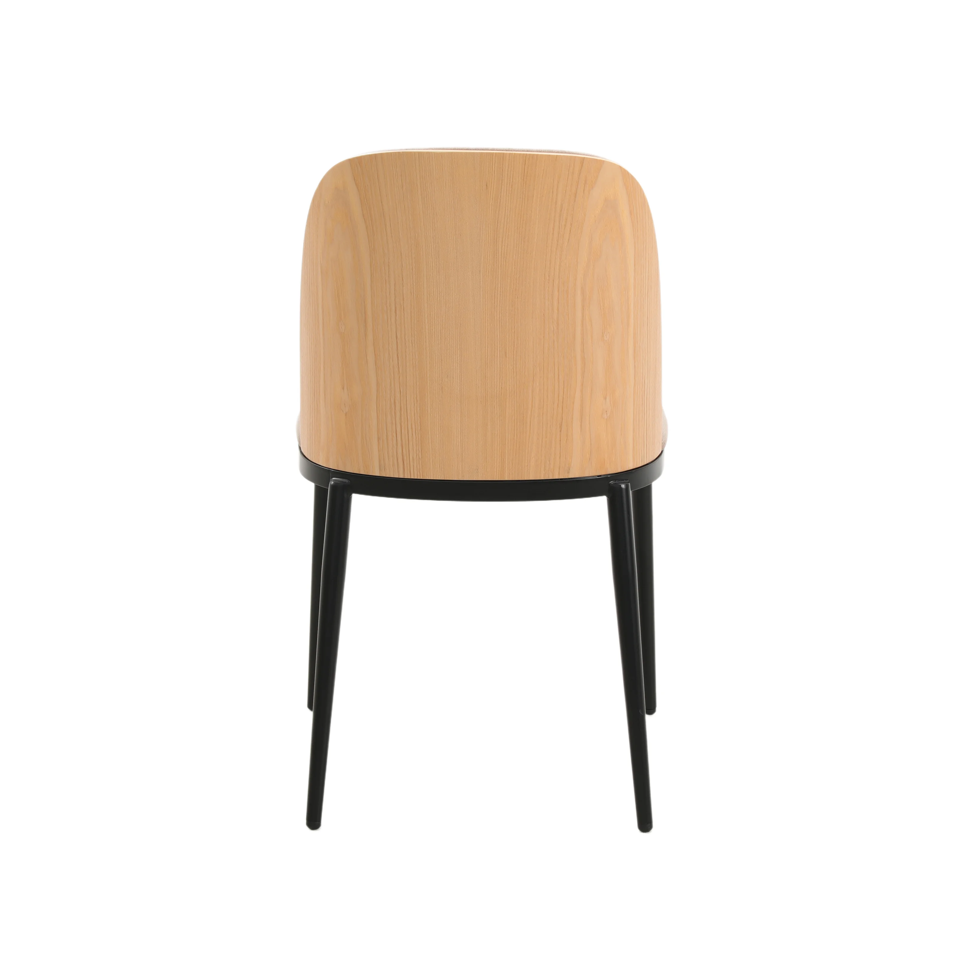 Tule Mid-Century Modern Dining Side Chair with Velvet Seat and Powder-Coated Steel Frame for Kitchen and Dining Room