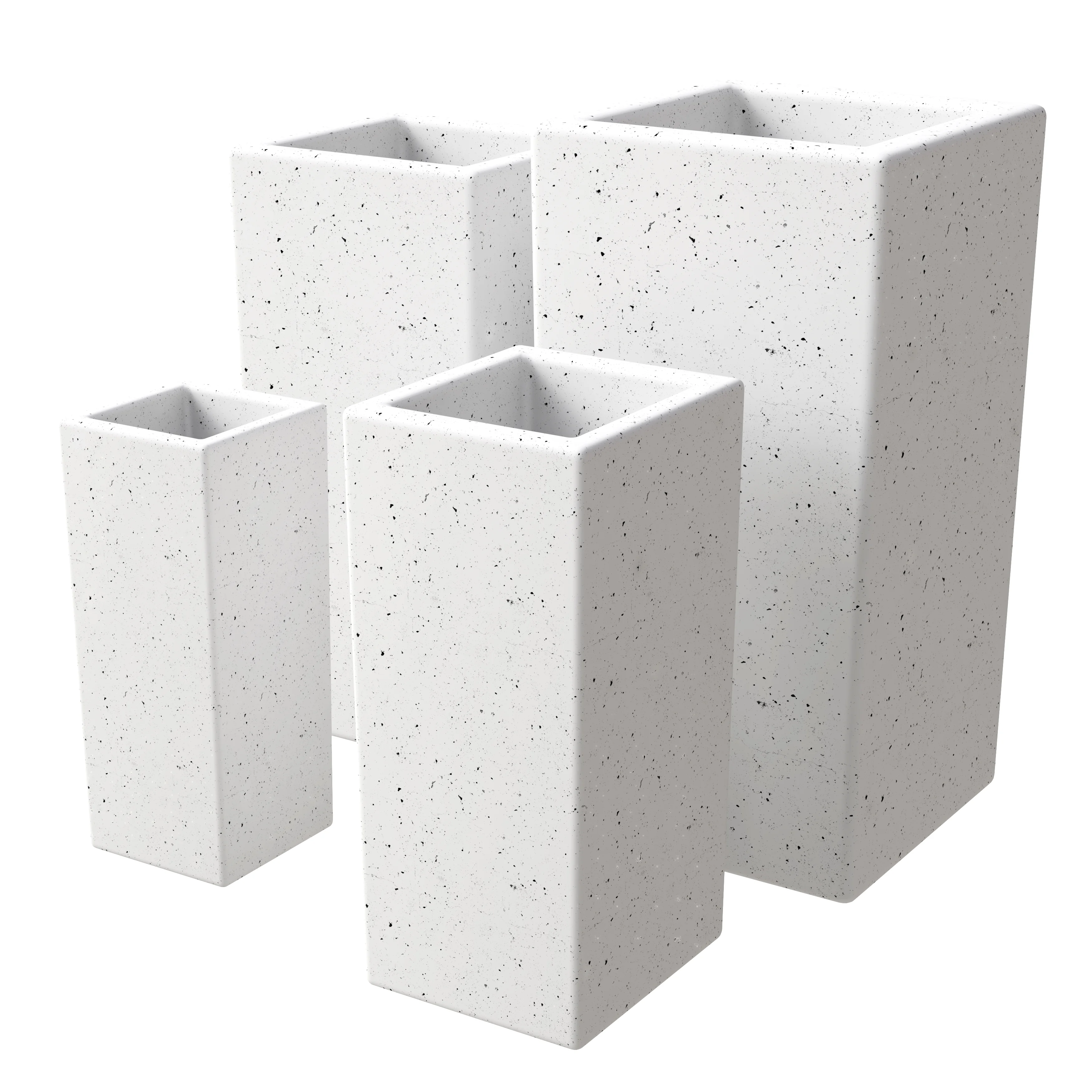 Terra Planter Set White