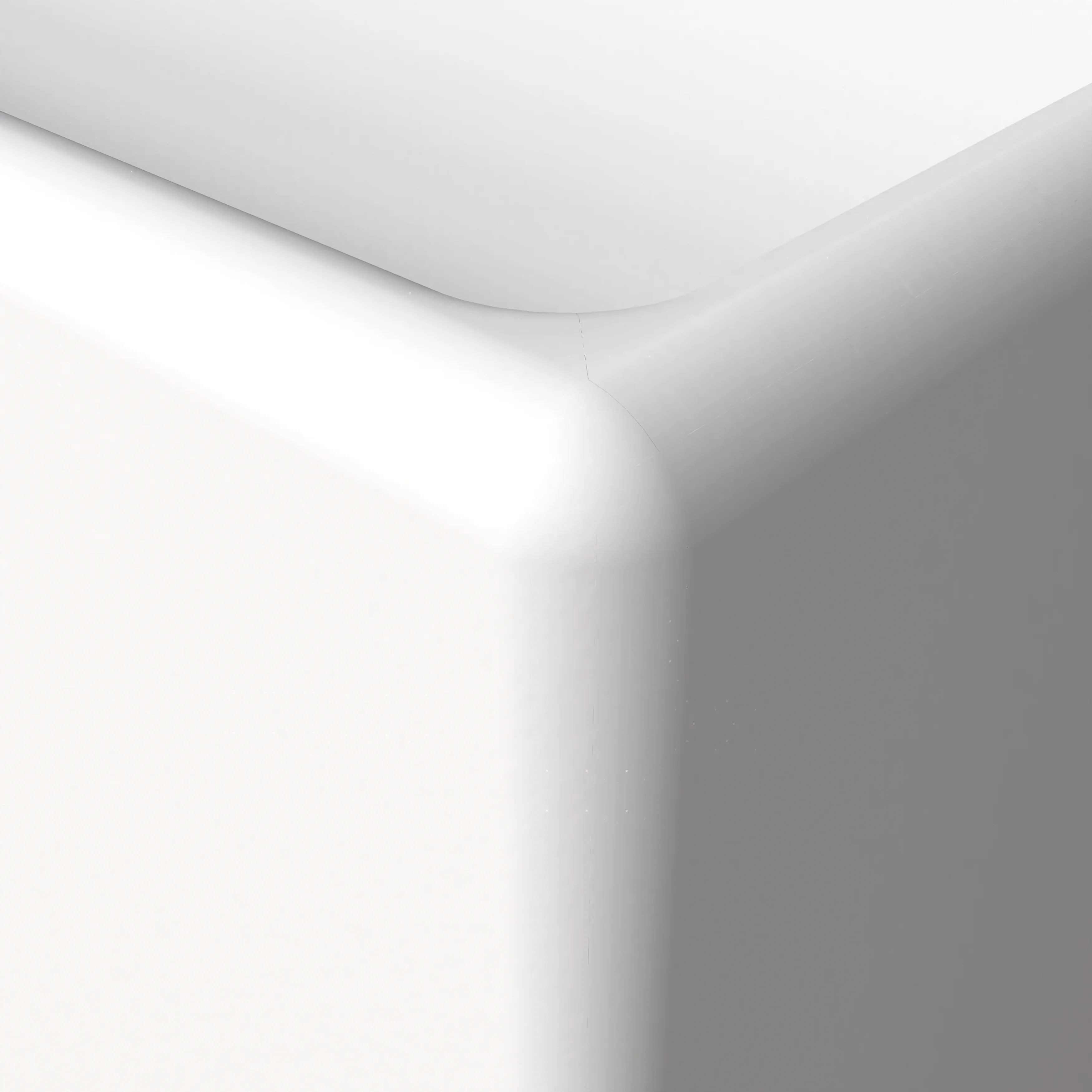 Thistle Series Poly Stone Planter in White 15" Dia 8" high