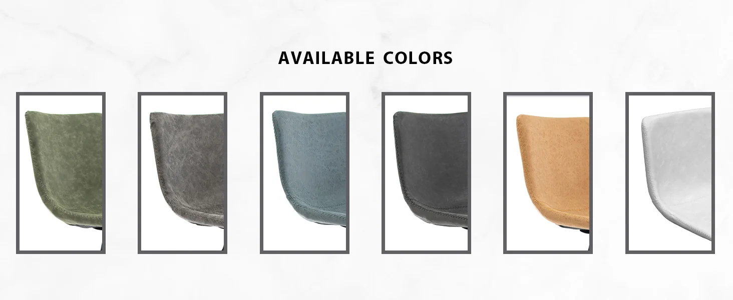 Tilbury Modern Adjustable Bar Stool With Footrest & 360-Degree Swivel in Light Brown