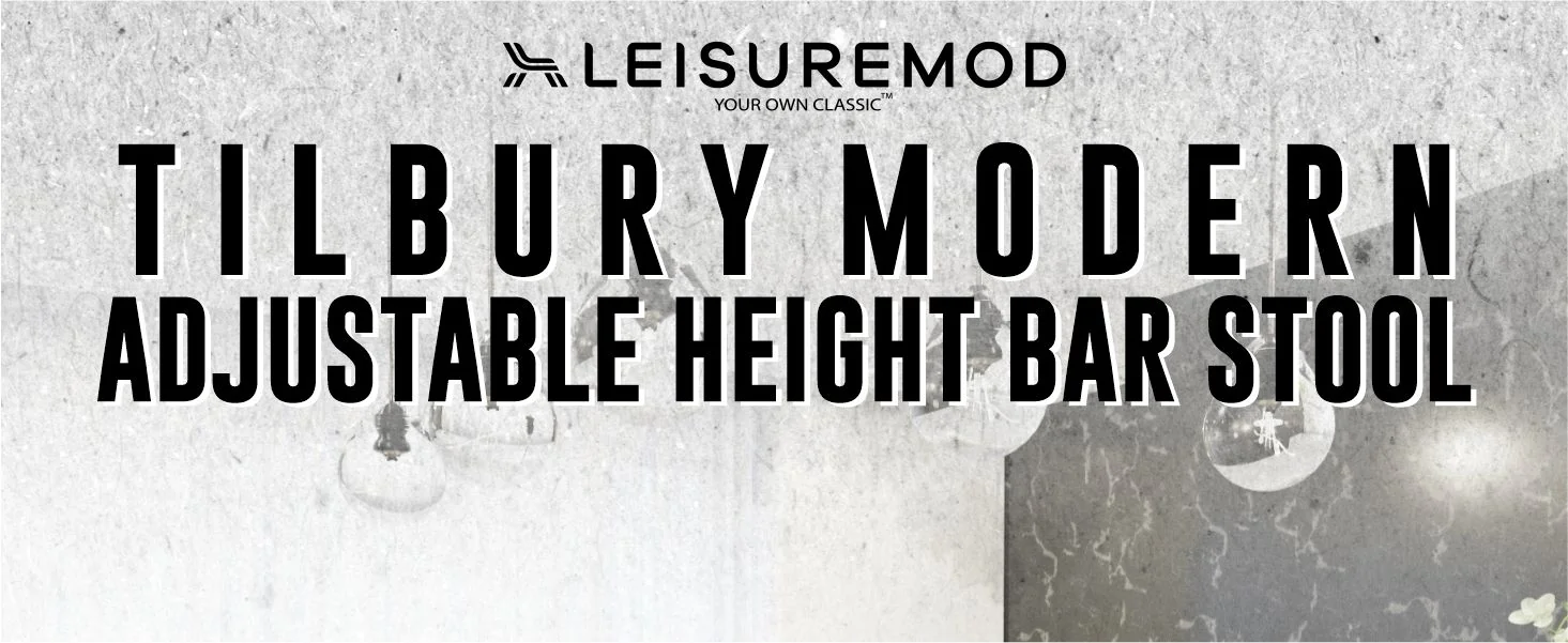 Tilbury - Bar stool - White Base with Charcoal Black Seat