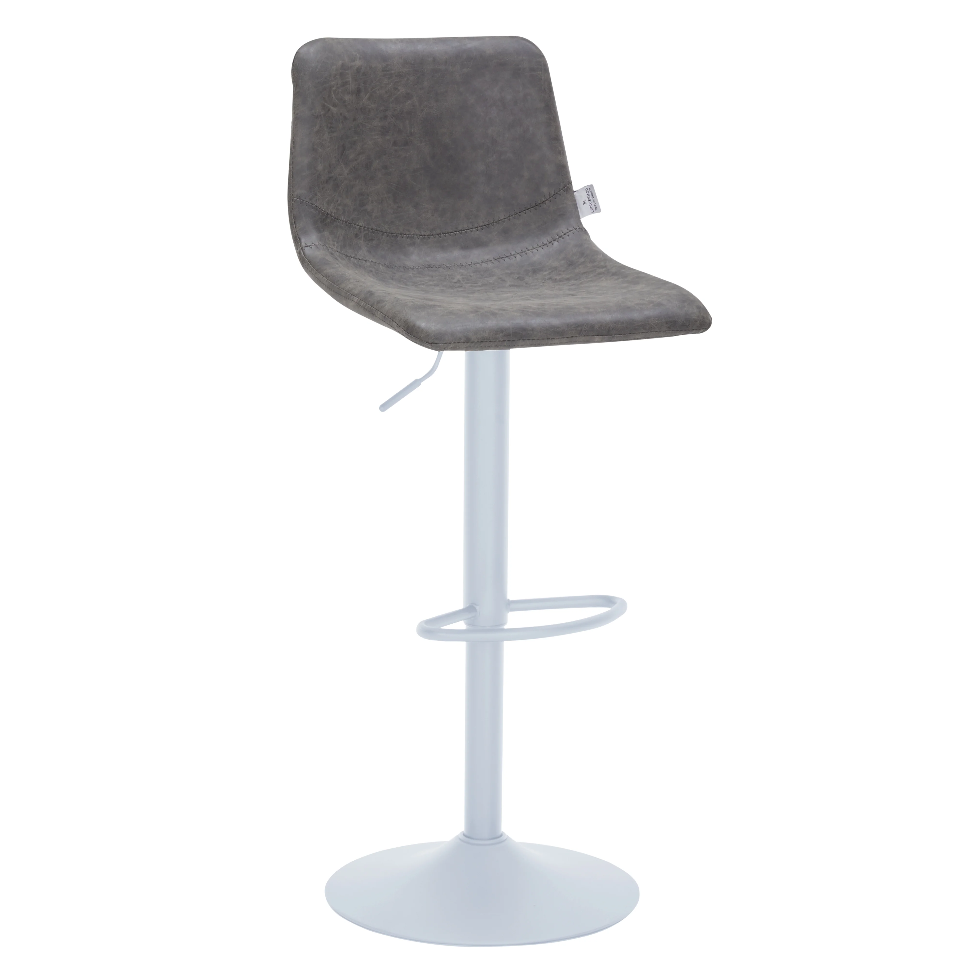 Tilbury - Bar stool - White base- Grey