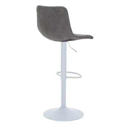 Tilbury - Bar stool - White base- Grey