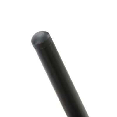 Tule Mid-Century Modern Dining Side Chair with Fabric Seat and White Powder-Coated Steel Frame