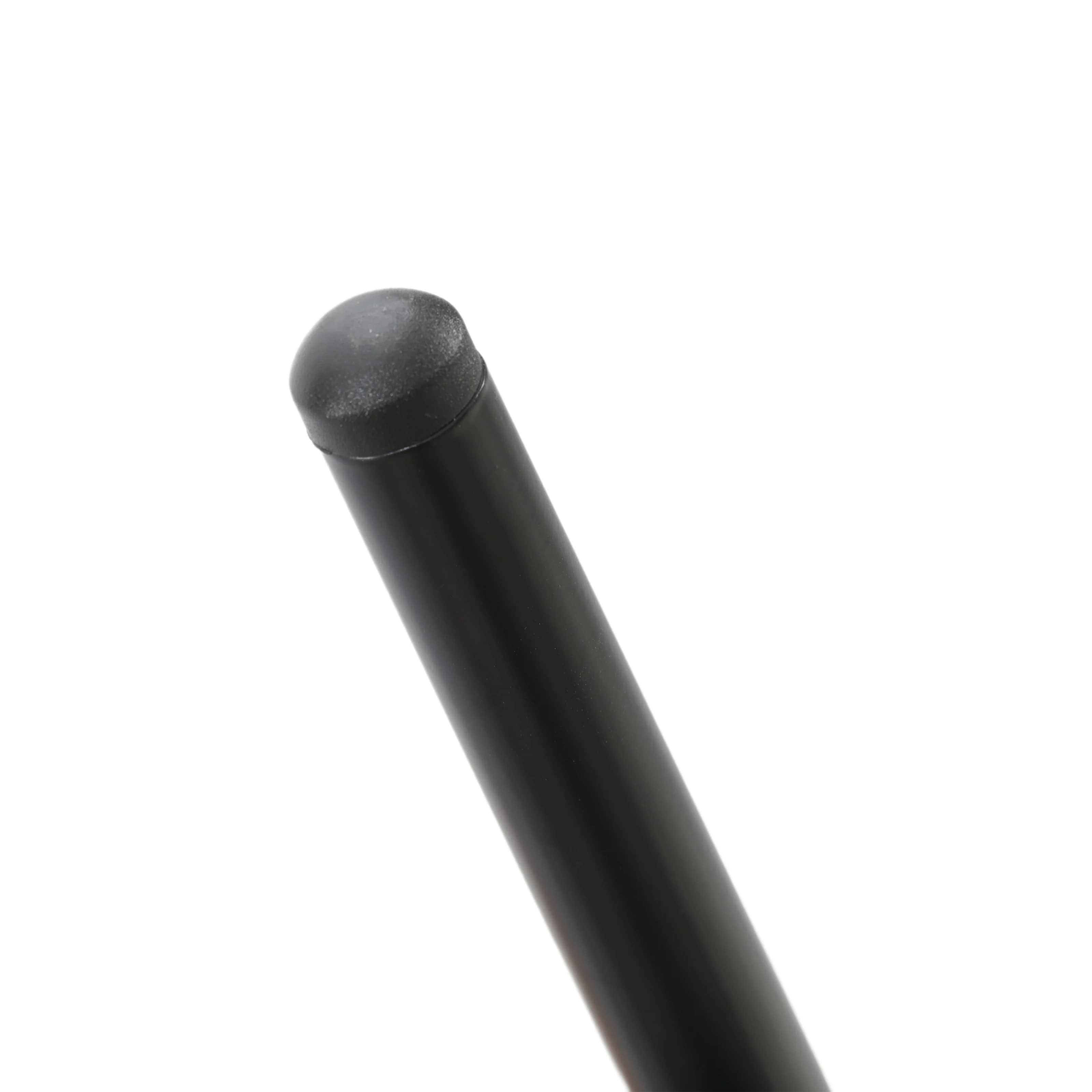 Tule Mid-Century Modern Dining Side Chair with Suede Seat and White Powder-Coated Steel Frame, Set of 2