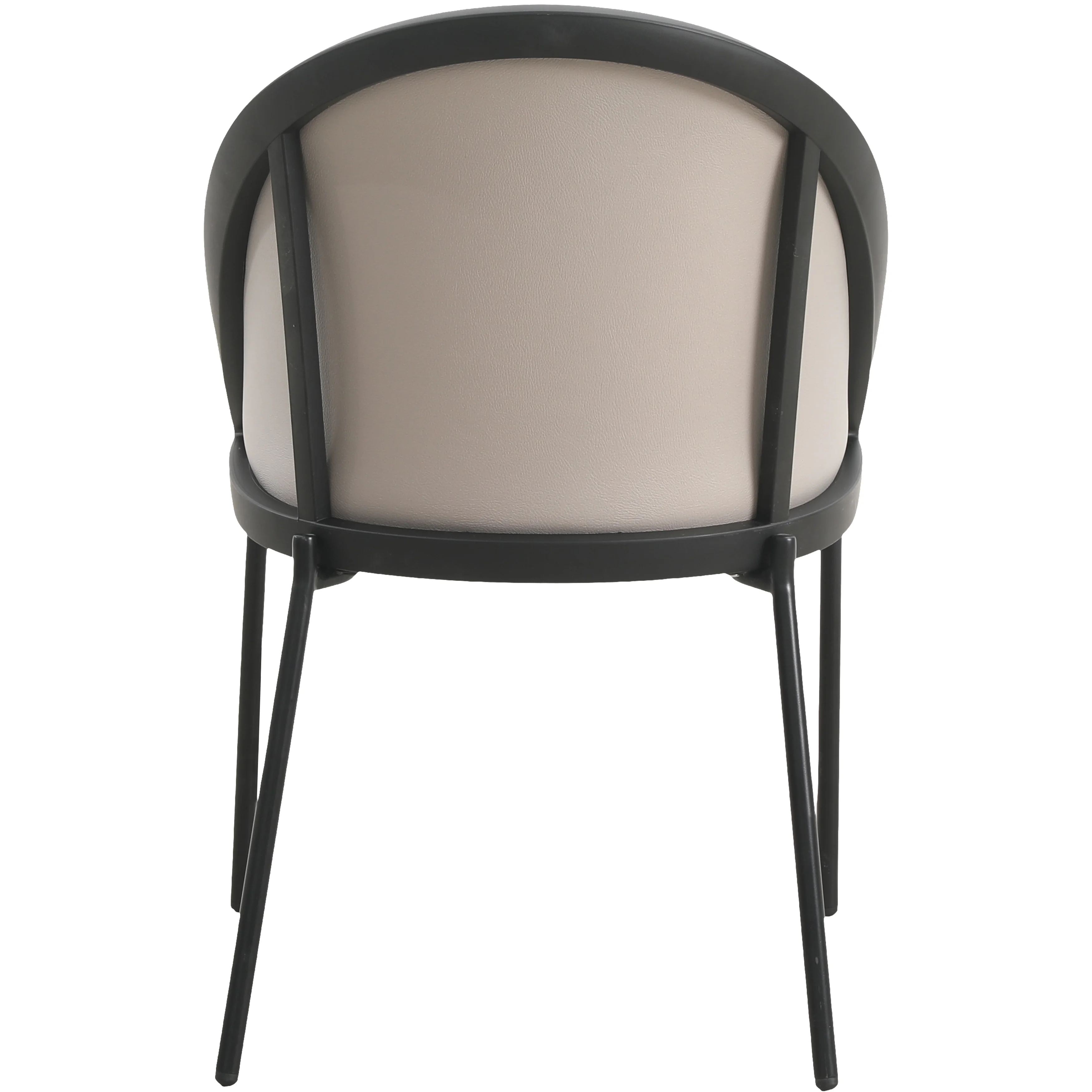 Urbane Collection Modern Dining Chair in Light Grey - Set of 4