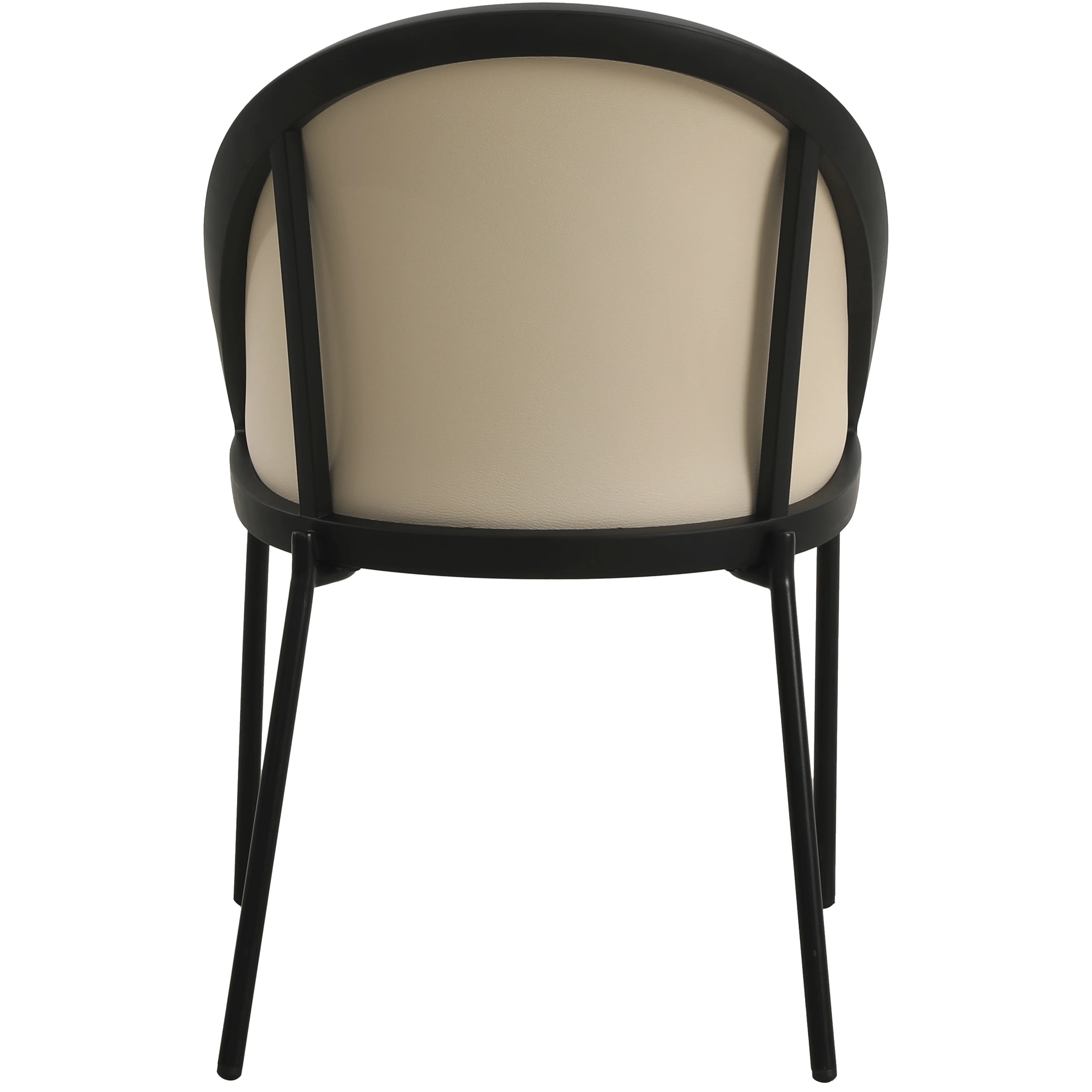 Urbane Collection Modern Dining Chair in Taupe - Set of 4