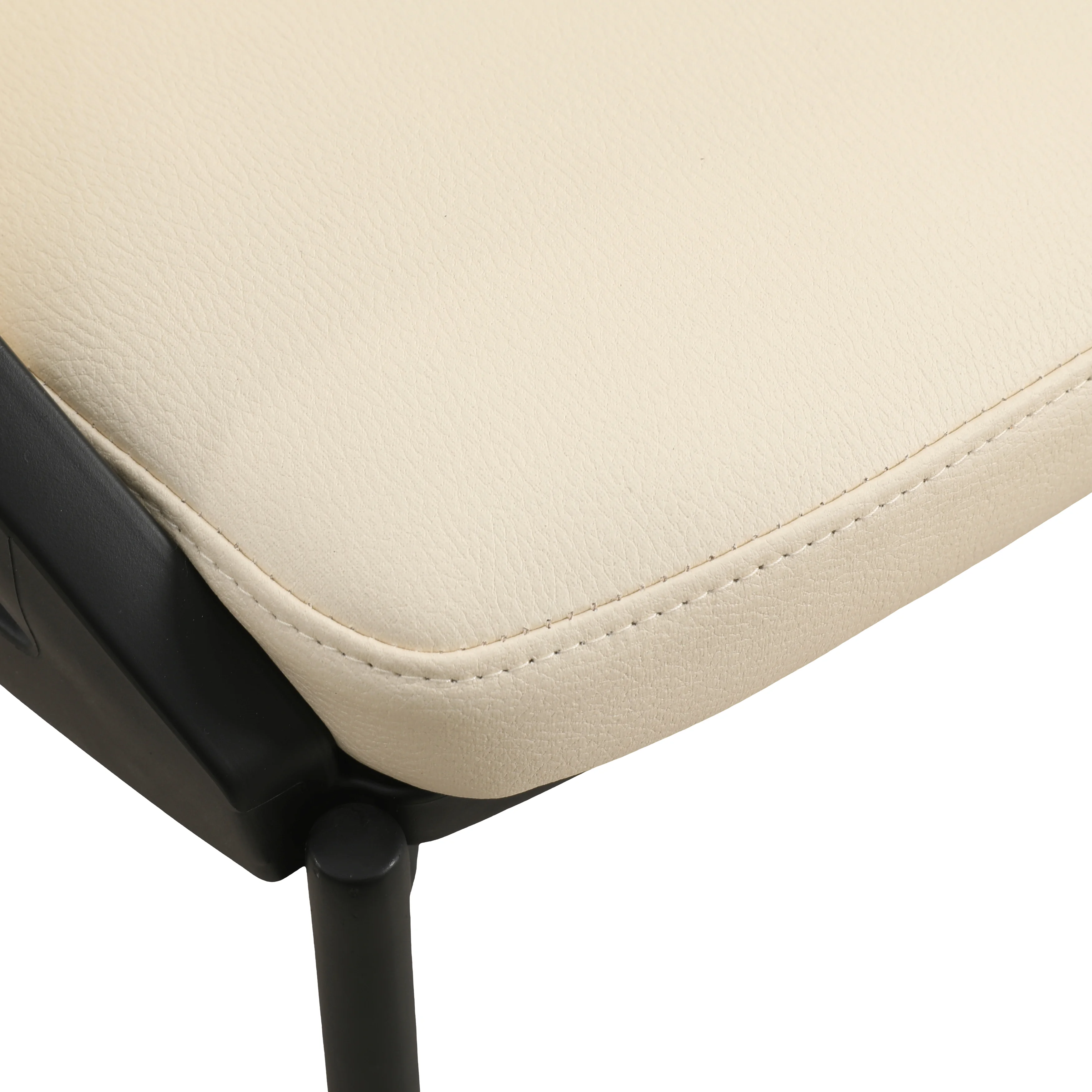 Urbane Collection Modern Dining Chair in White