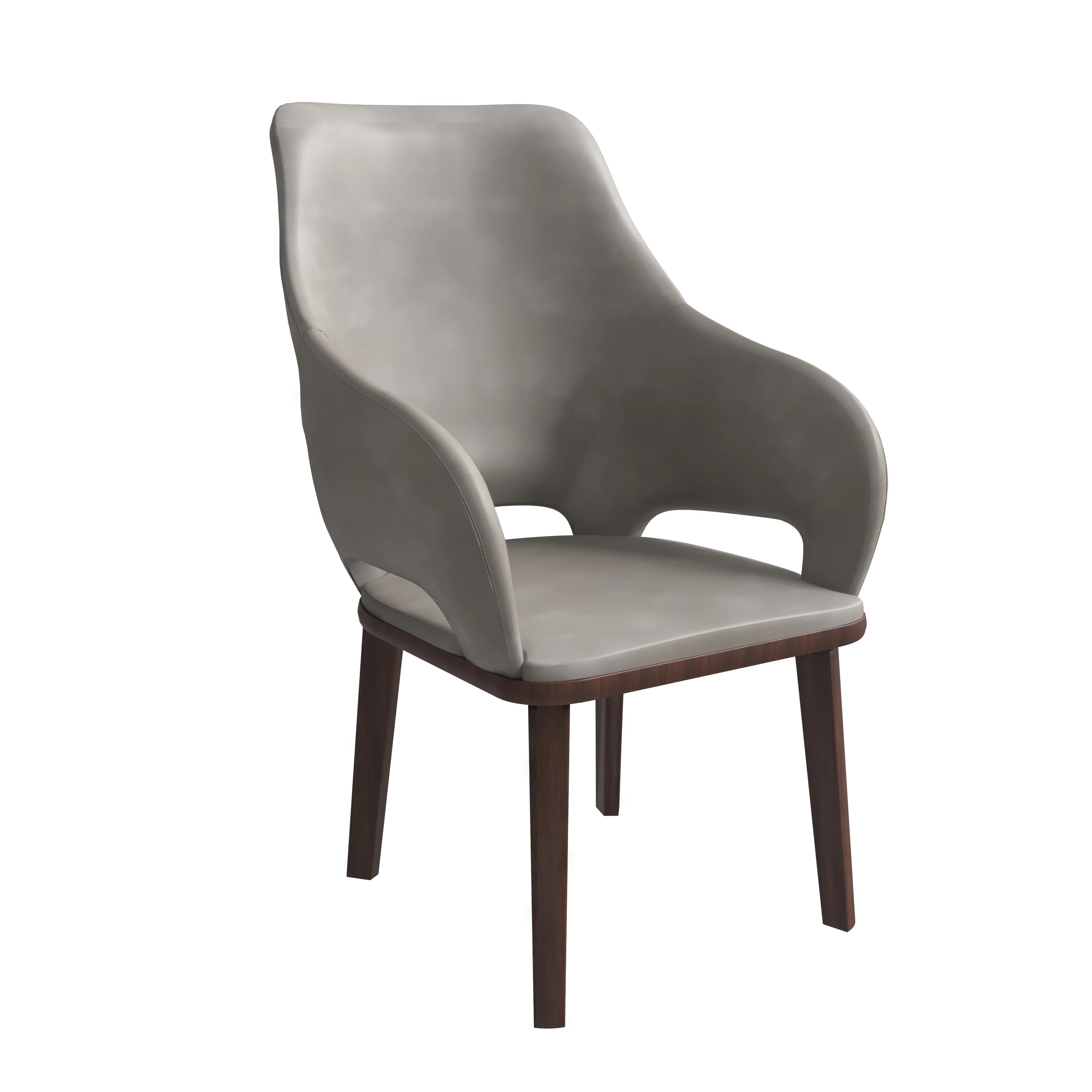 Vivara Collection Modern Dining Chair in Grey