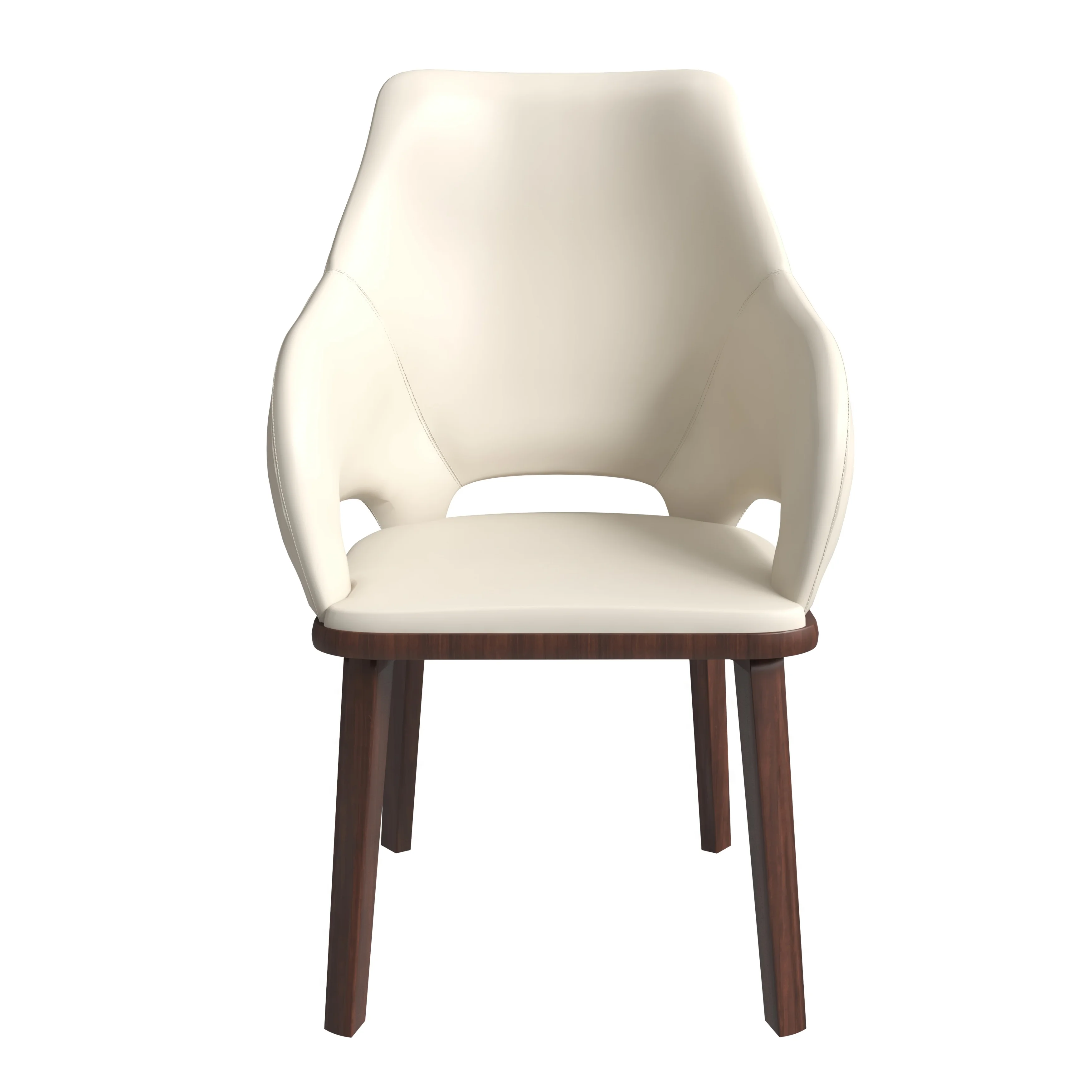 Vivara Collection Modern Dining Chair in Light Troupe