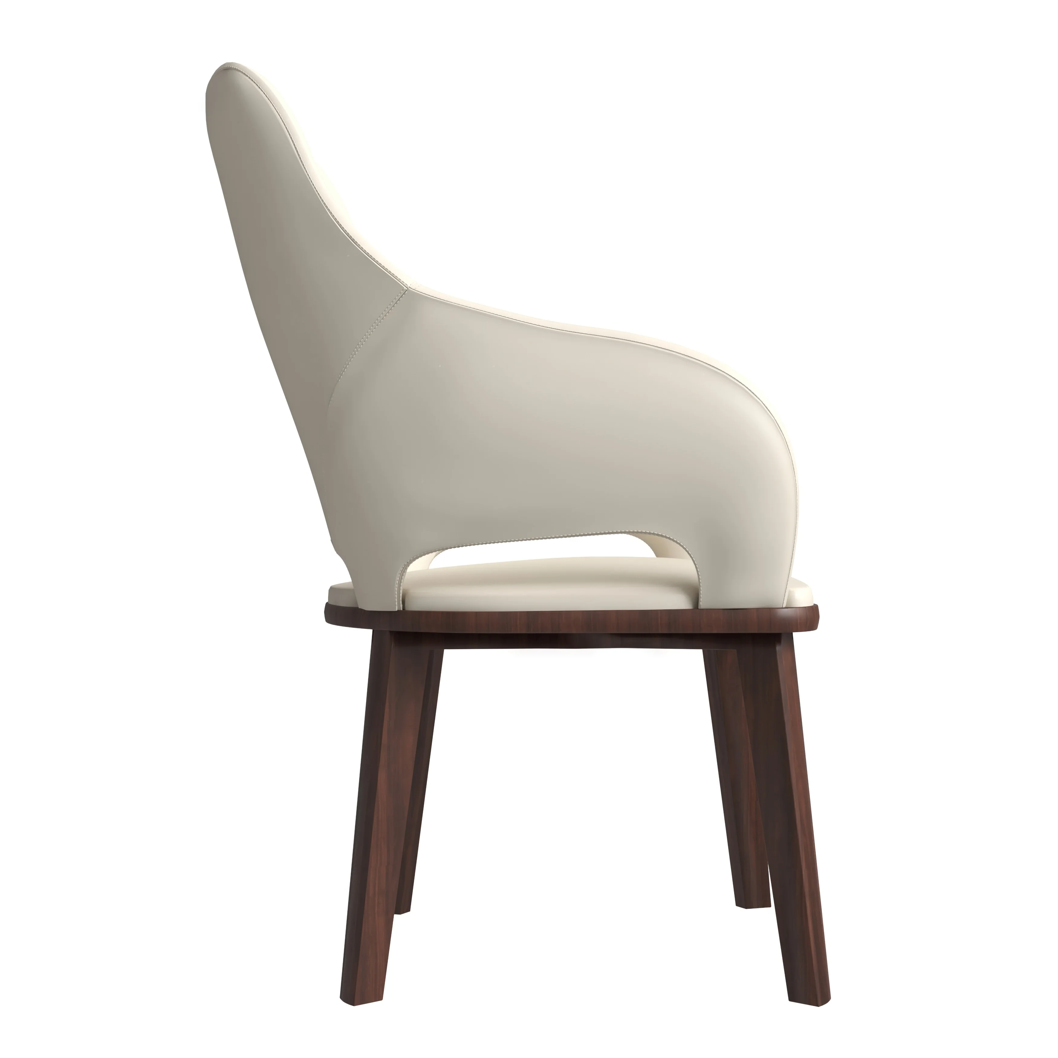 Vivara Collection Modern Dining Chair in Light Troupe