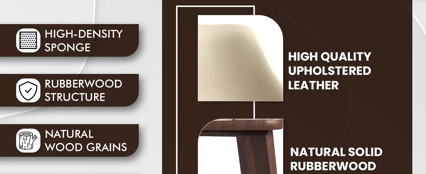 Vivara Collection Modern Dining Chair in Off White Set of 2