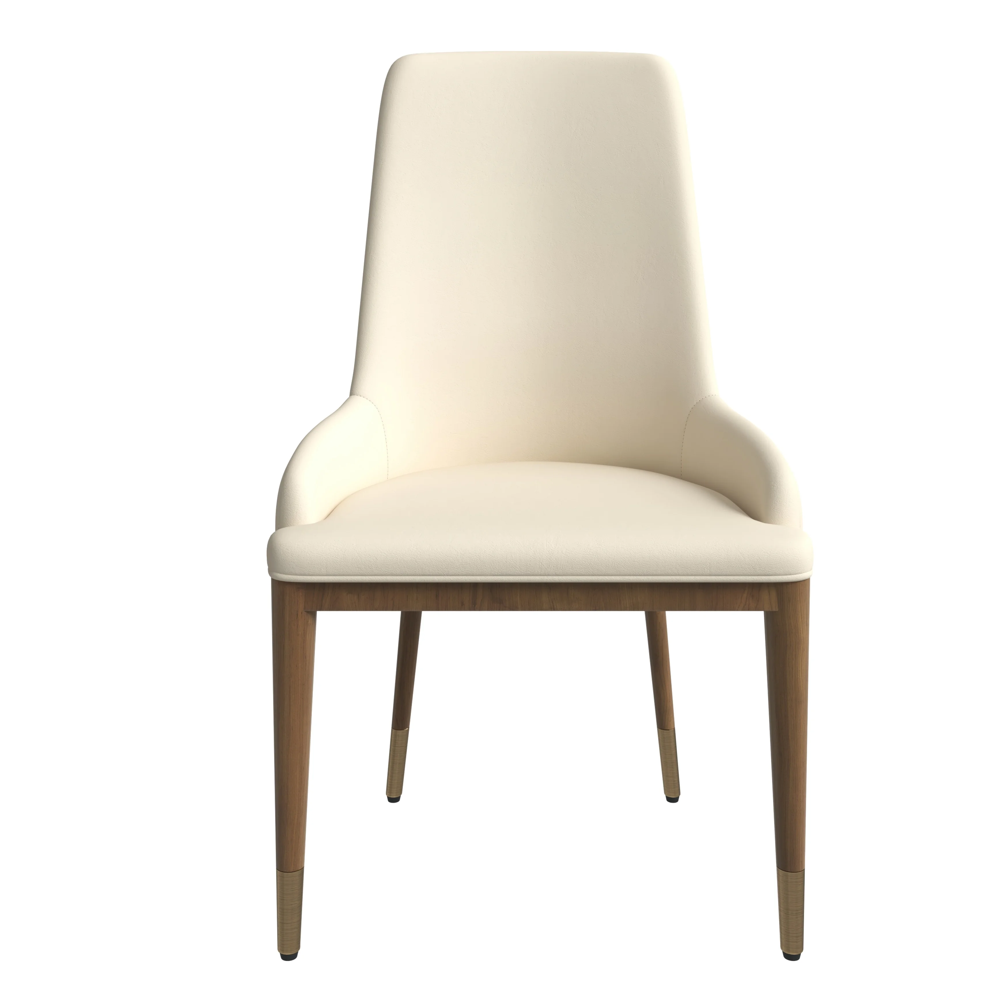 Viva Collection Modern Wooden Dining Chair in Light Toupe